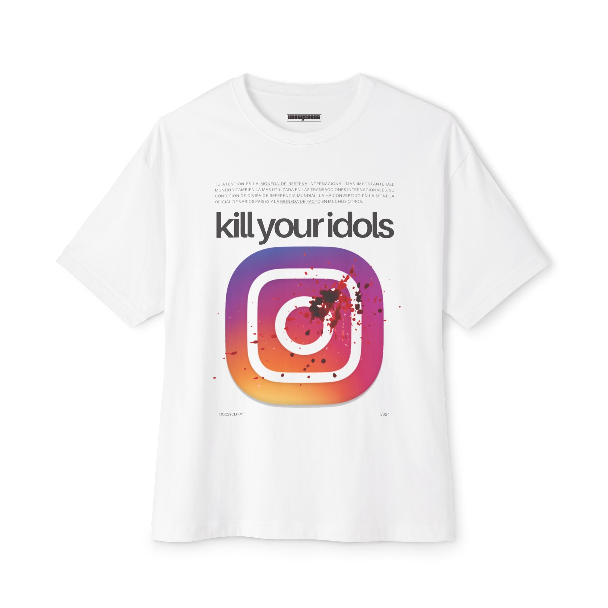 Kill your Idols - Unisex Oversized Boxy Tee
