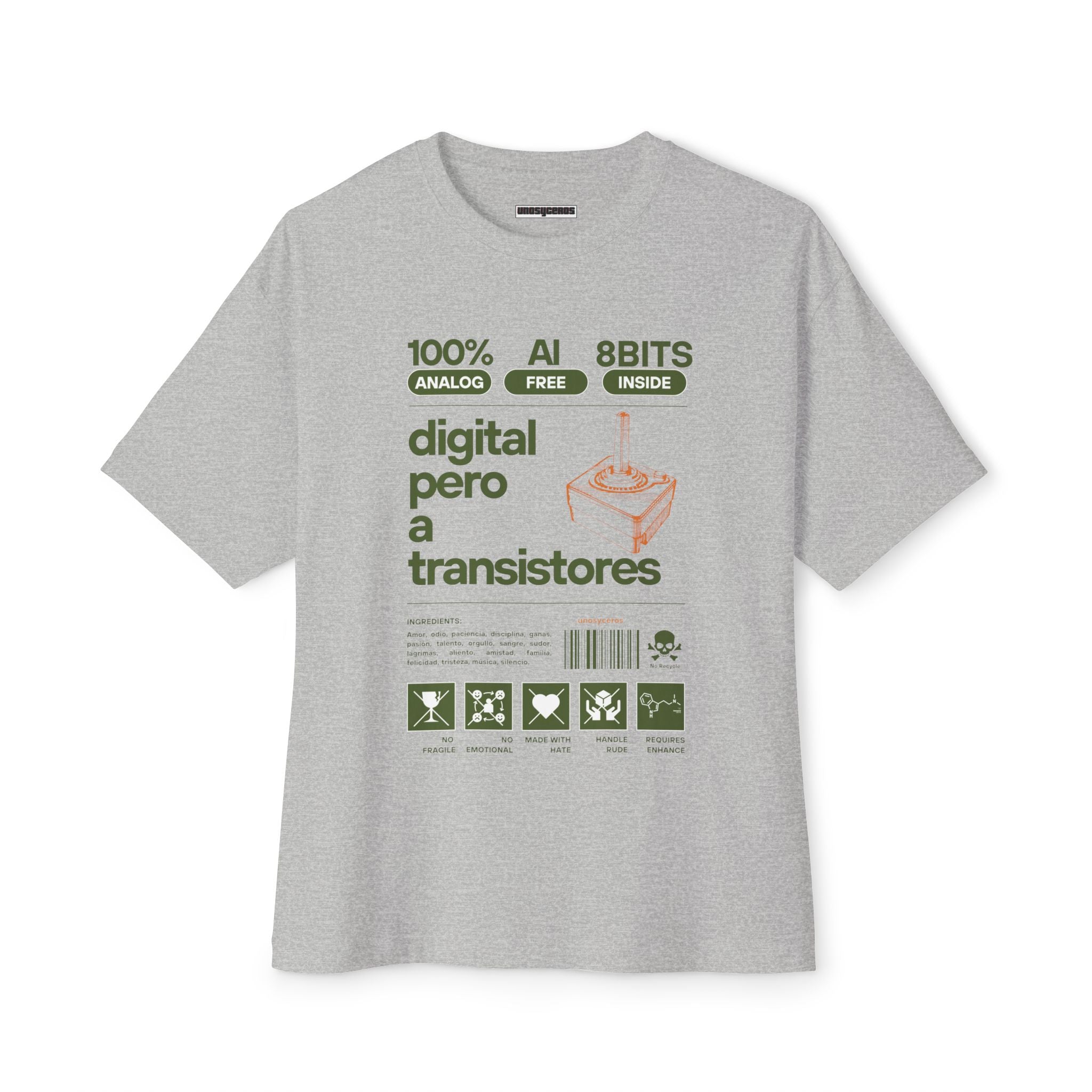 Digital con transistores - Unisex Oversized Boxy Tee