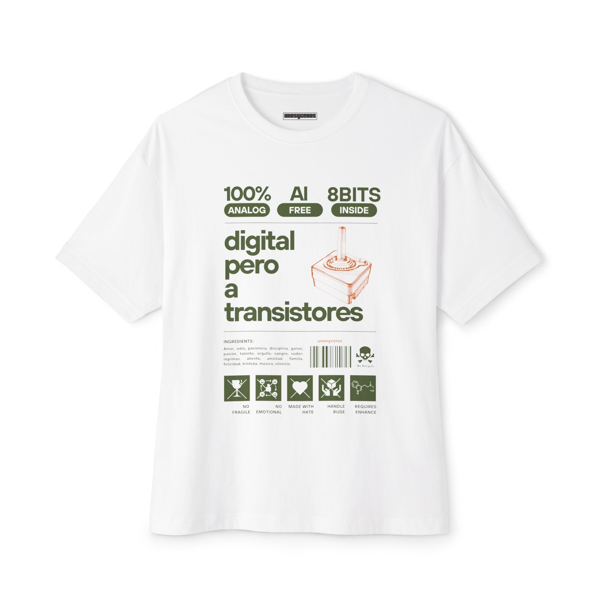 Digital con transistores - Unisex Oversized Boxy Tee