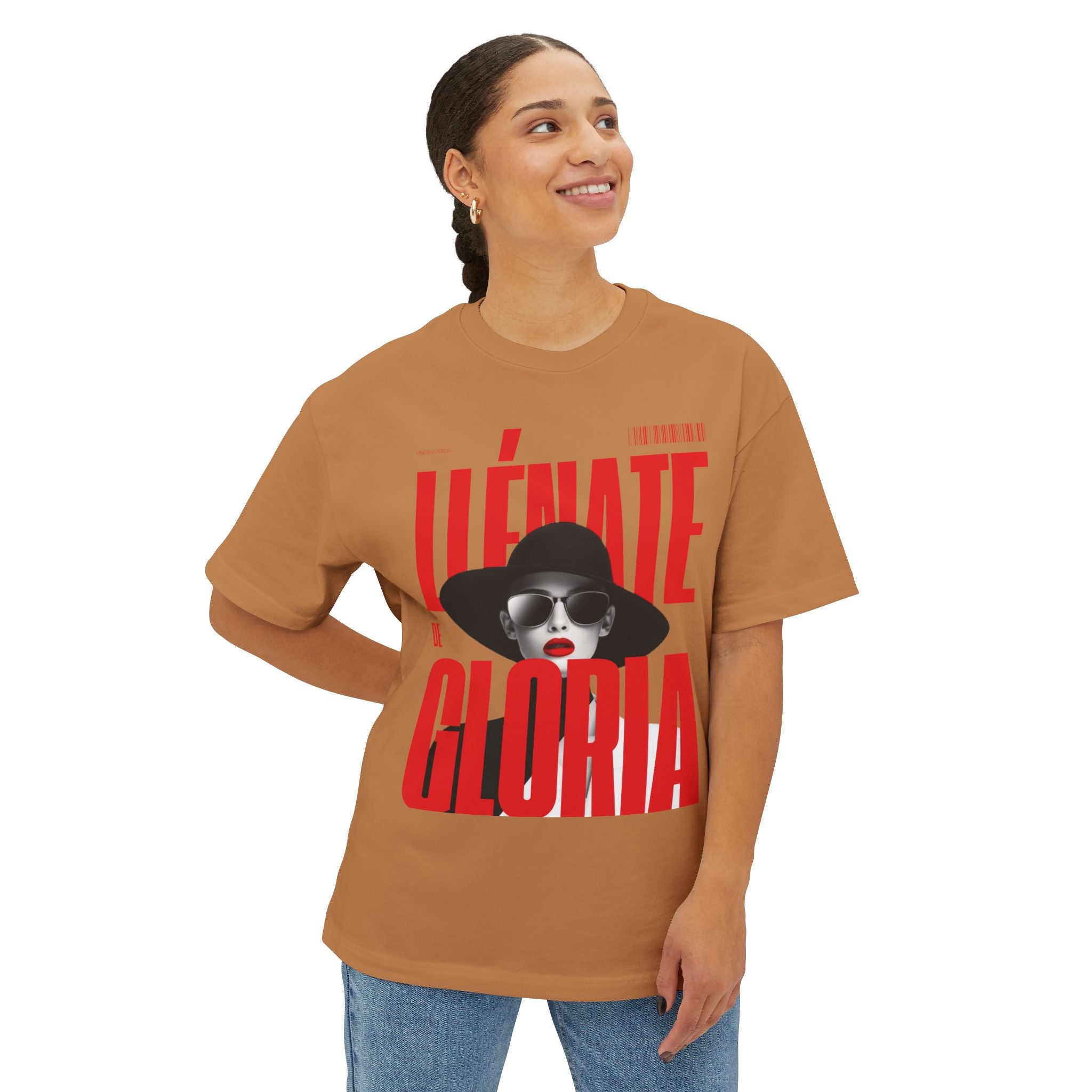 Llénate de Gloria - Unisex Oversized Boxy Tee