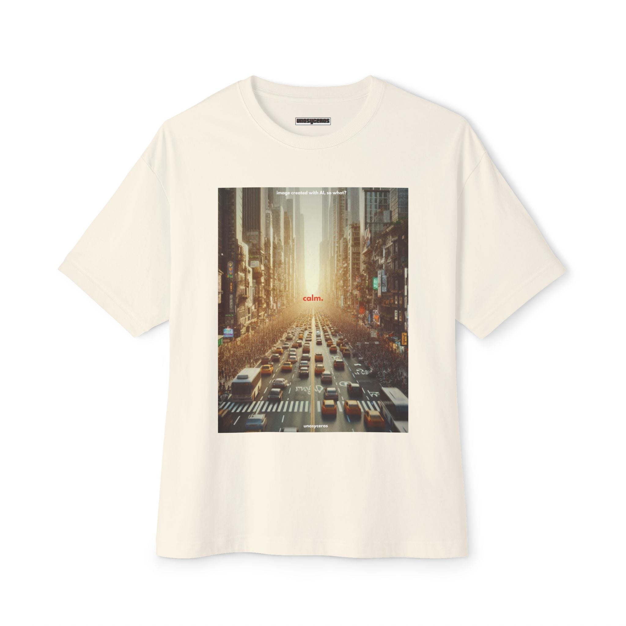 Calm. - Unisex Oversized Boxy Tee