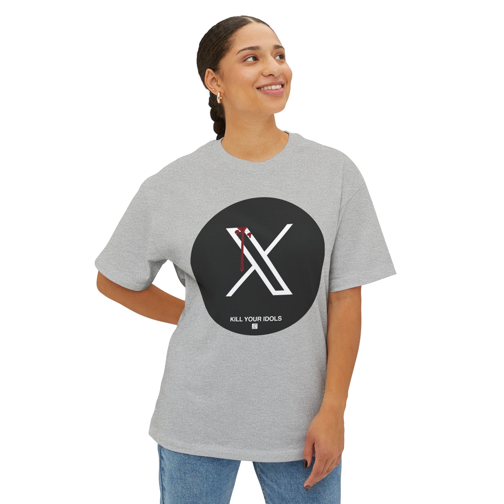 X - Unisex Oversized Boxy Tee