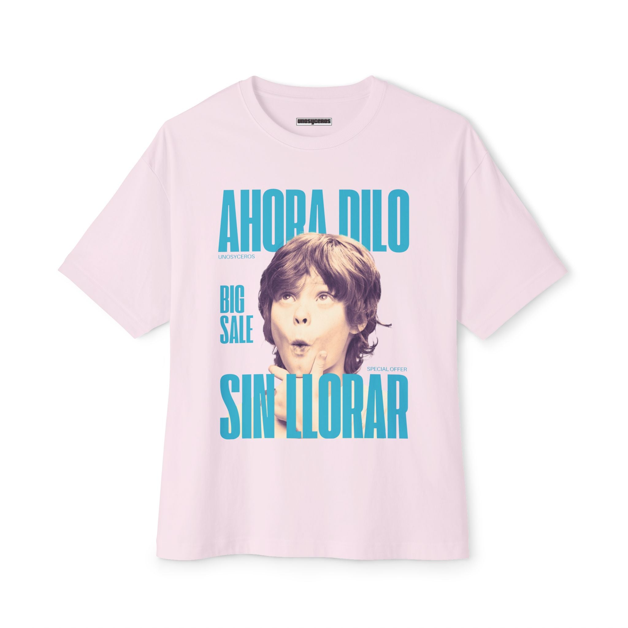 Ahora dilo sin llorar NIÑITO - Unisex Oversized Boxy Tee