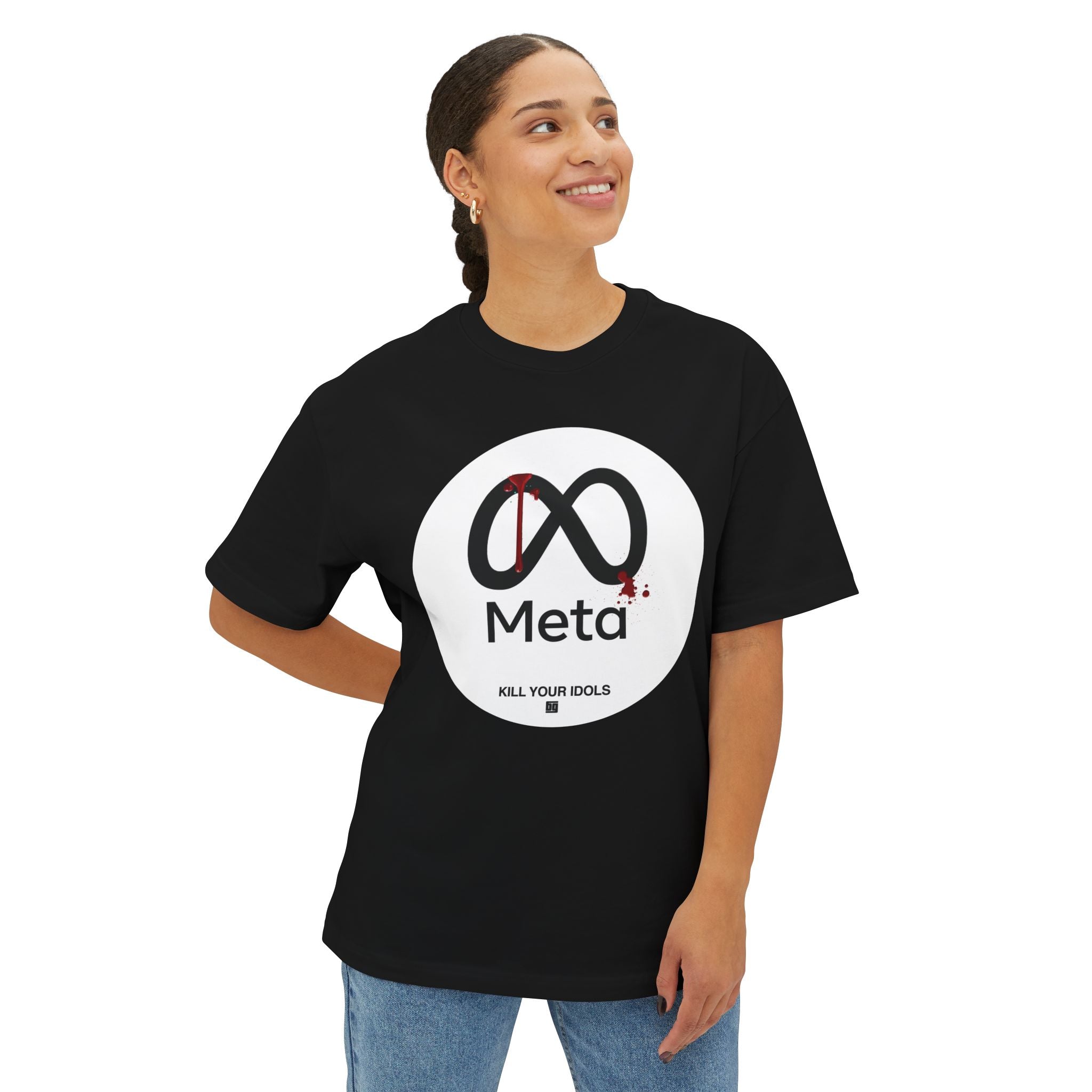 Meta 2 - Unisex Oversized Boxy Tee