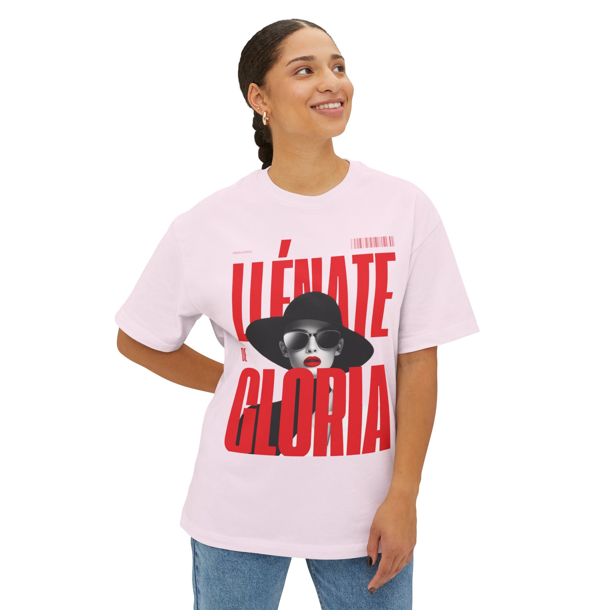 Llénate de Gloria - Unisex Oversized Boxy Tee