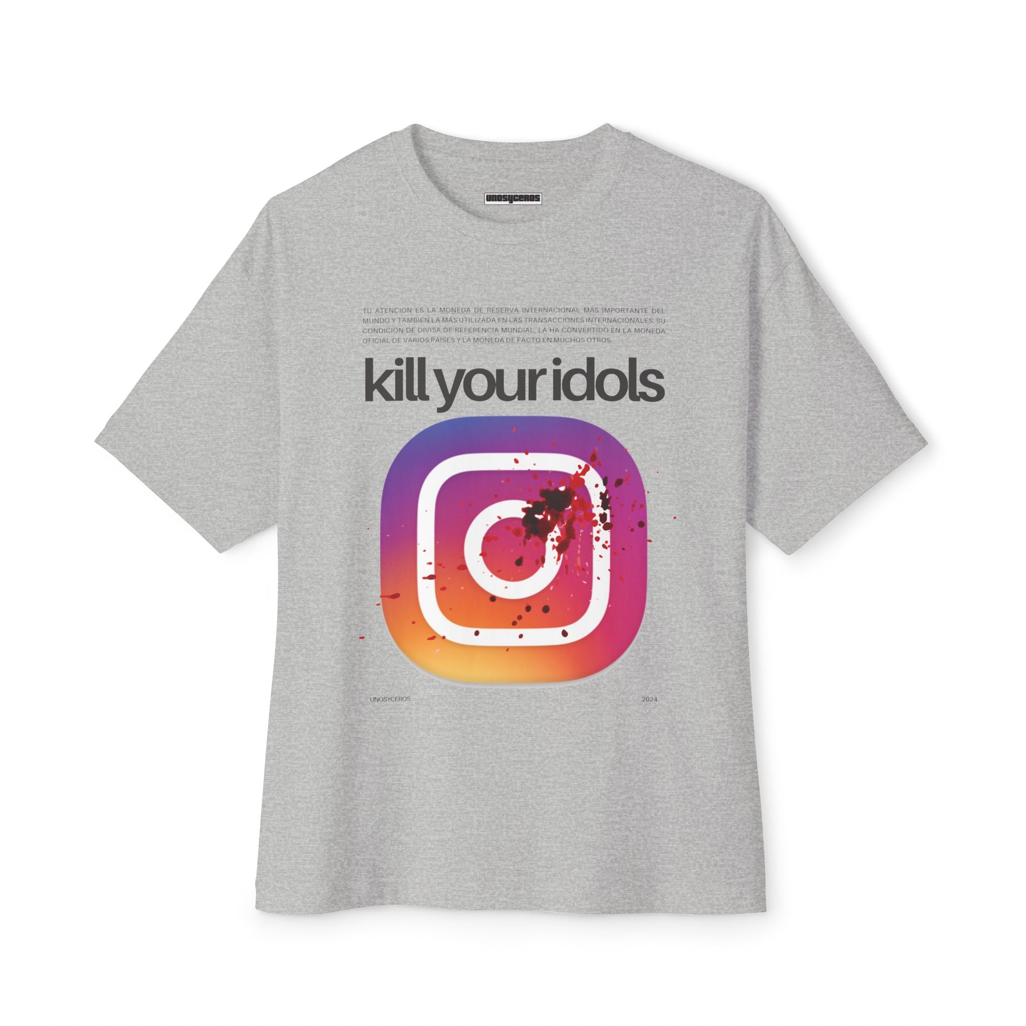 Kill your Idols - Unisex Oversized Boxy Tee