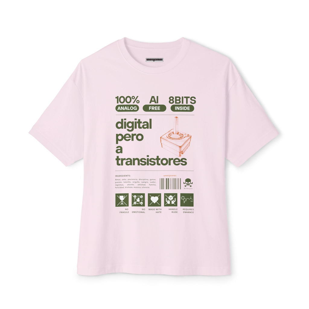 Digital con transistores - Unisex Oversized Boxy Tee