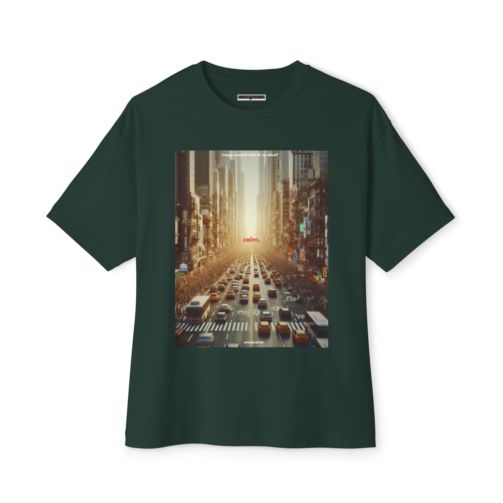 Calm. - Unisex Oversized Boxy Tee
