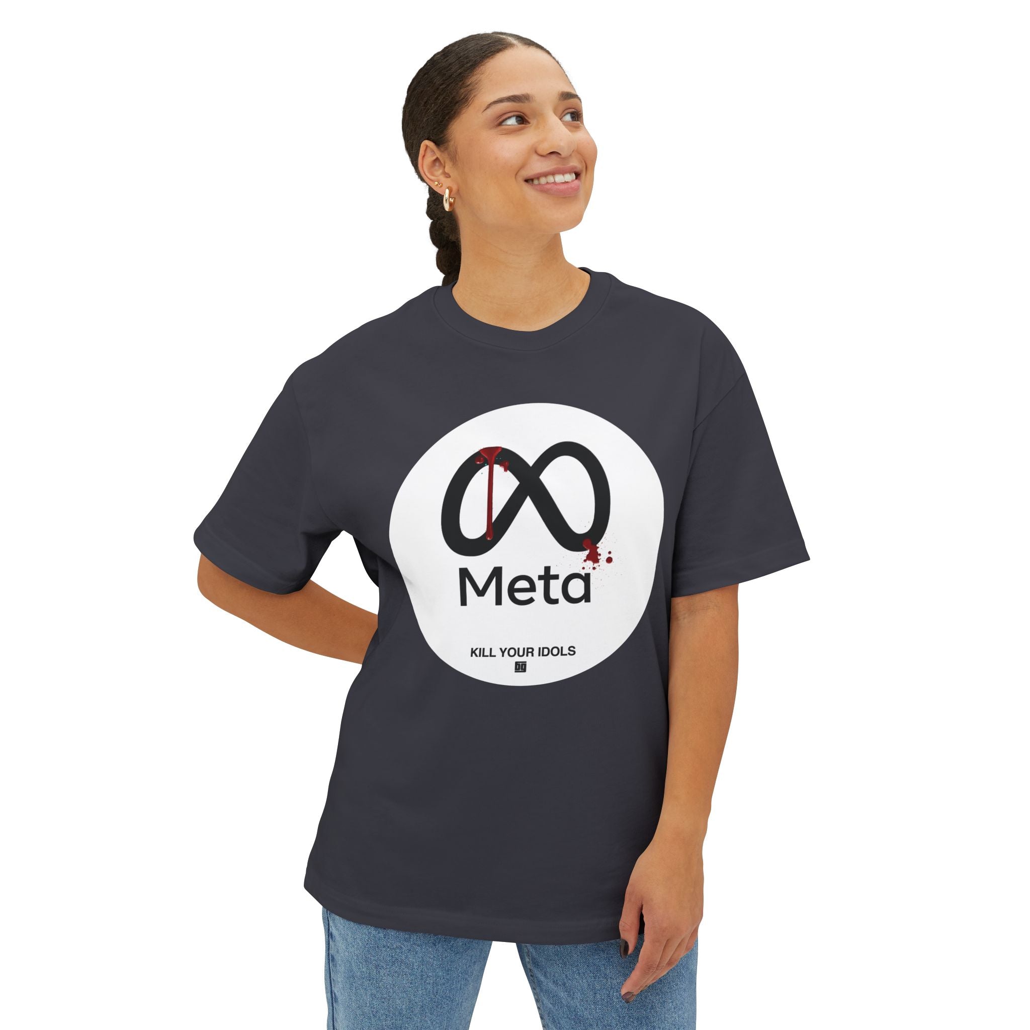 Meta 2 - Unisex Oversized Boxy Tee