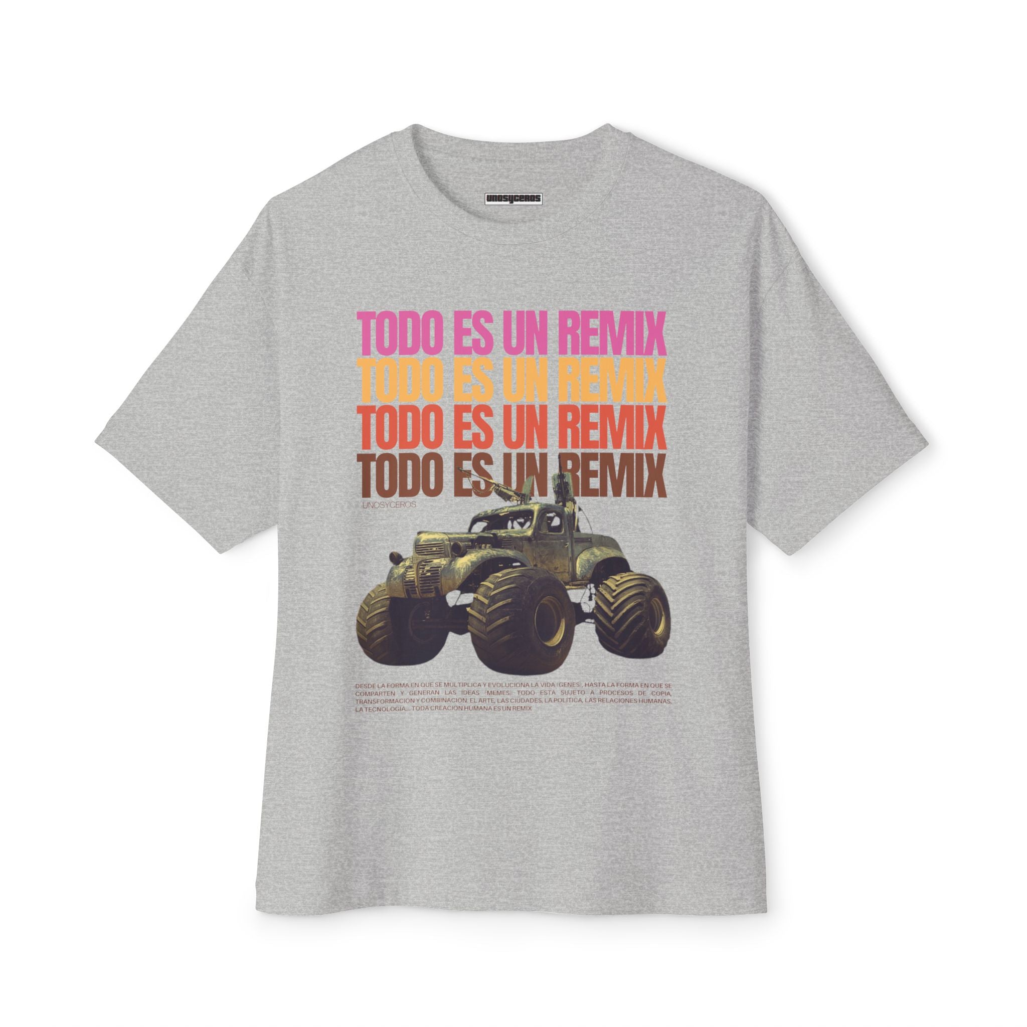 Todo es un Remix 1 - Unisex Oversized Boxy Tee