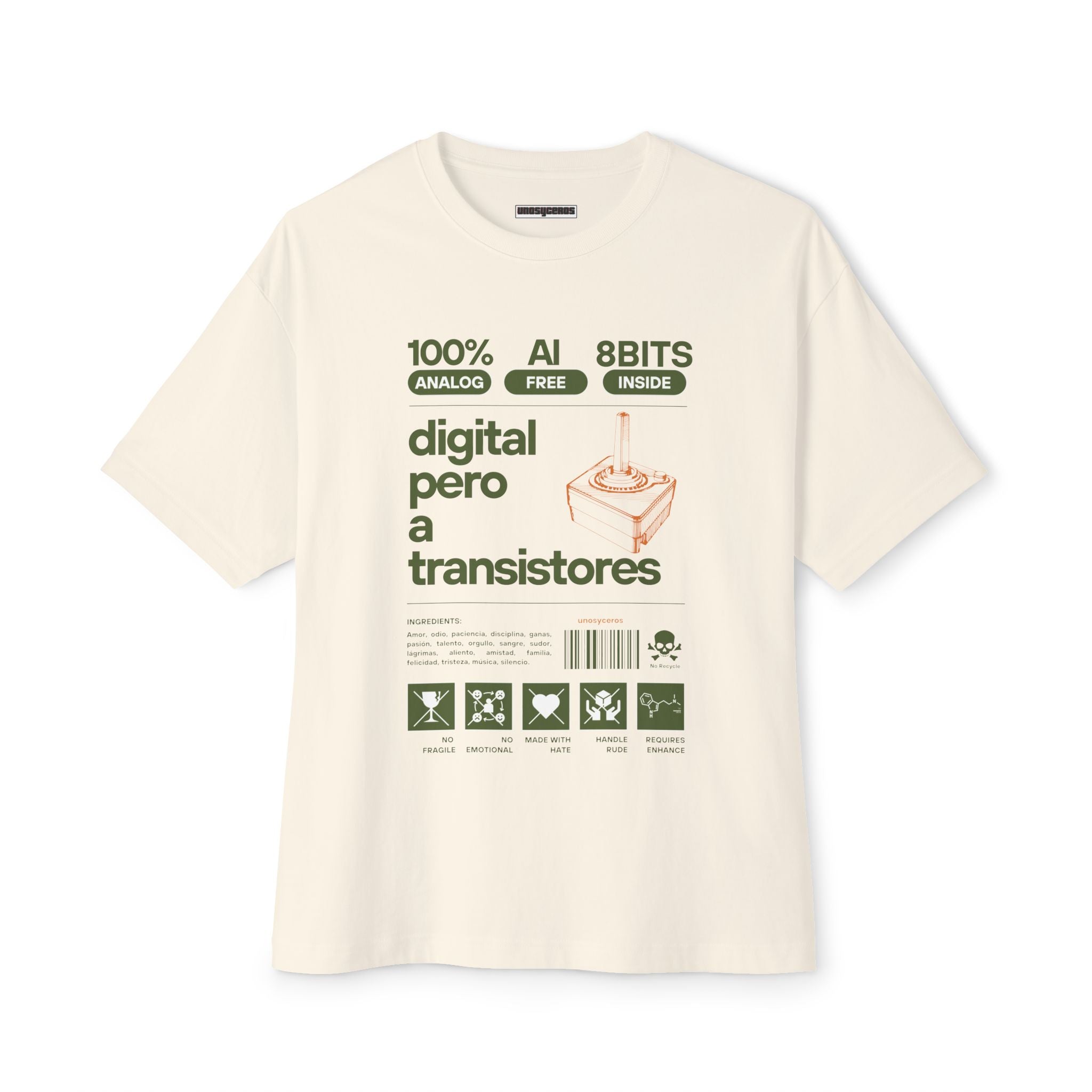 Digital con transistores - Unisex Oversized Boxy Tee