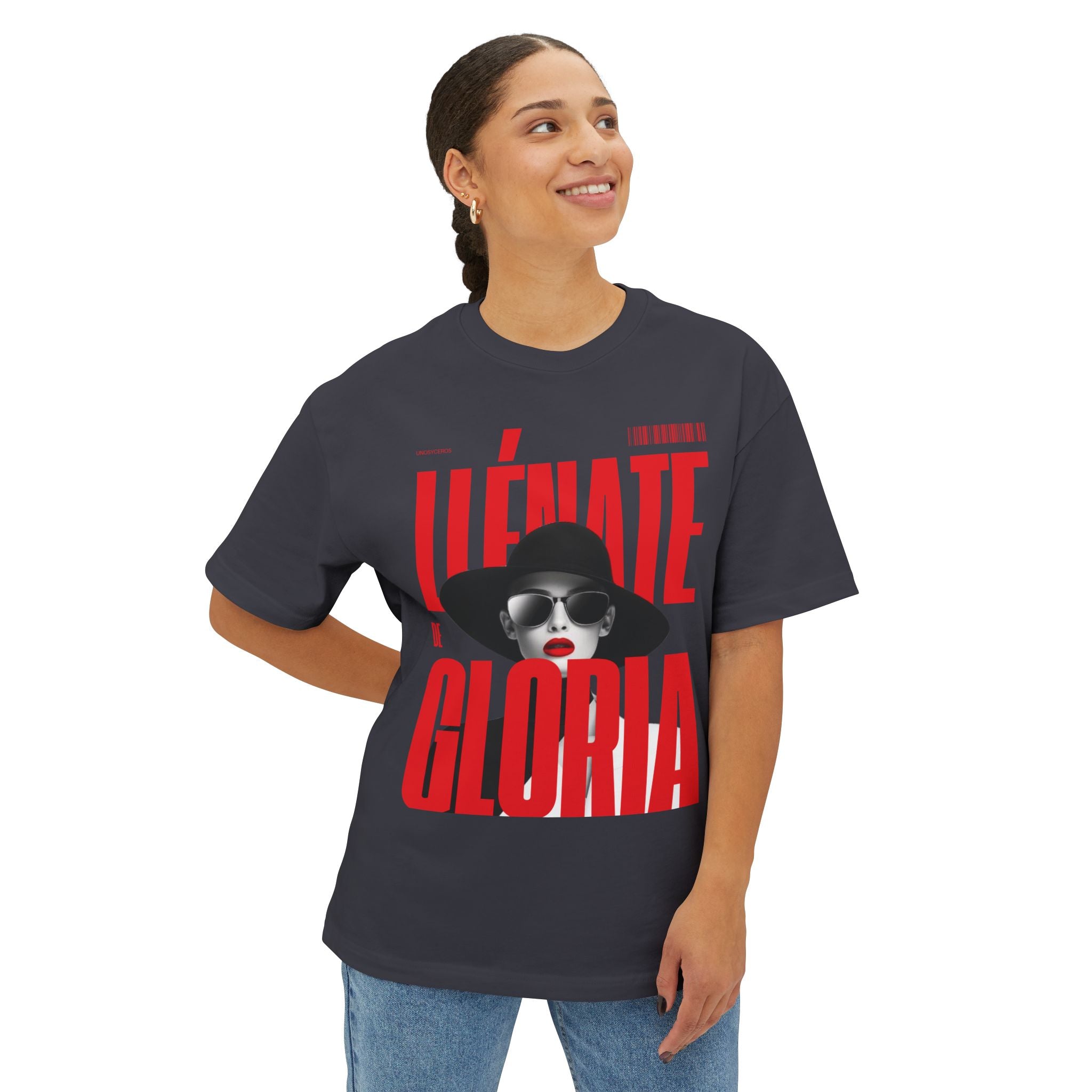 Llénate de Gloria - Unisex Oversized Boxy Tee
