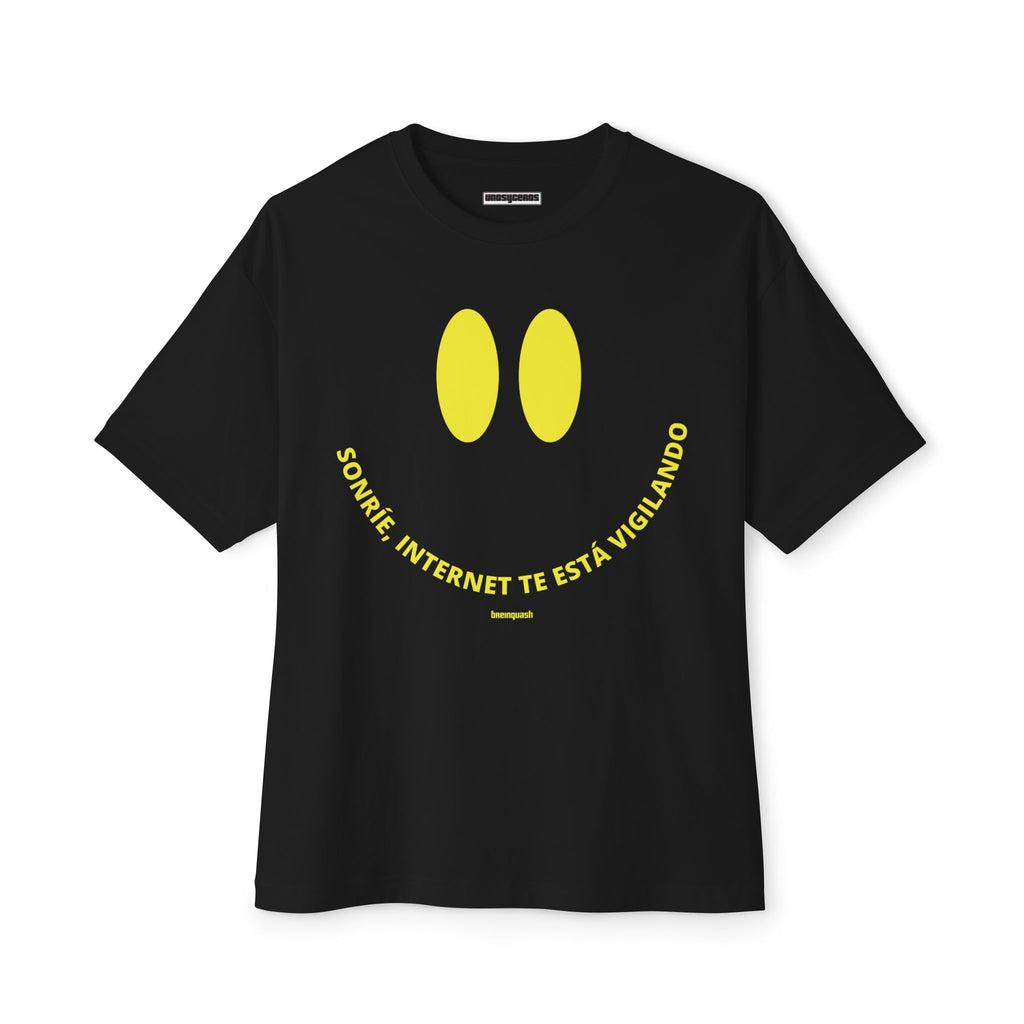 Sonríe, internet te está vigilando 1 - Unisex Oversized Boxy Tee