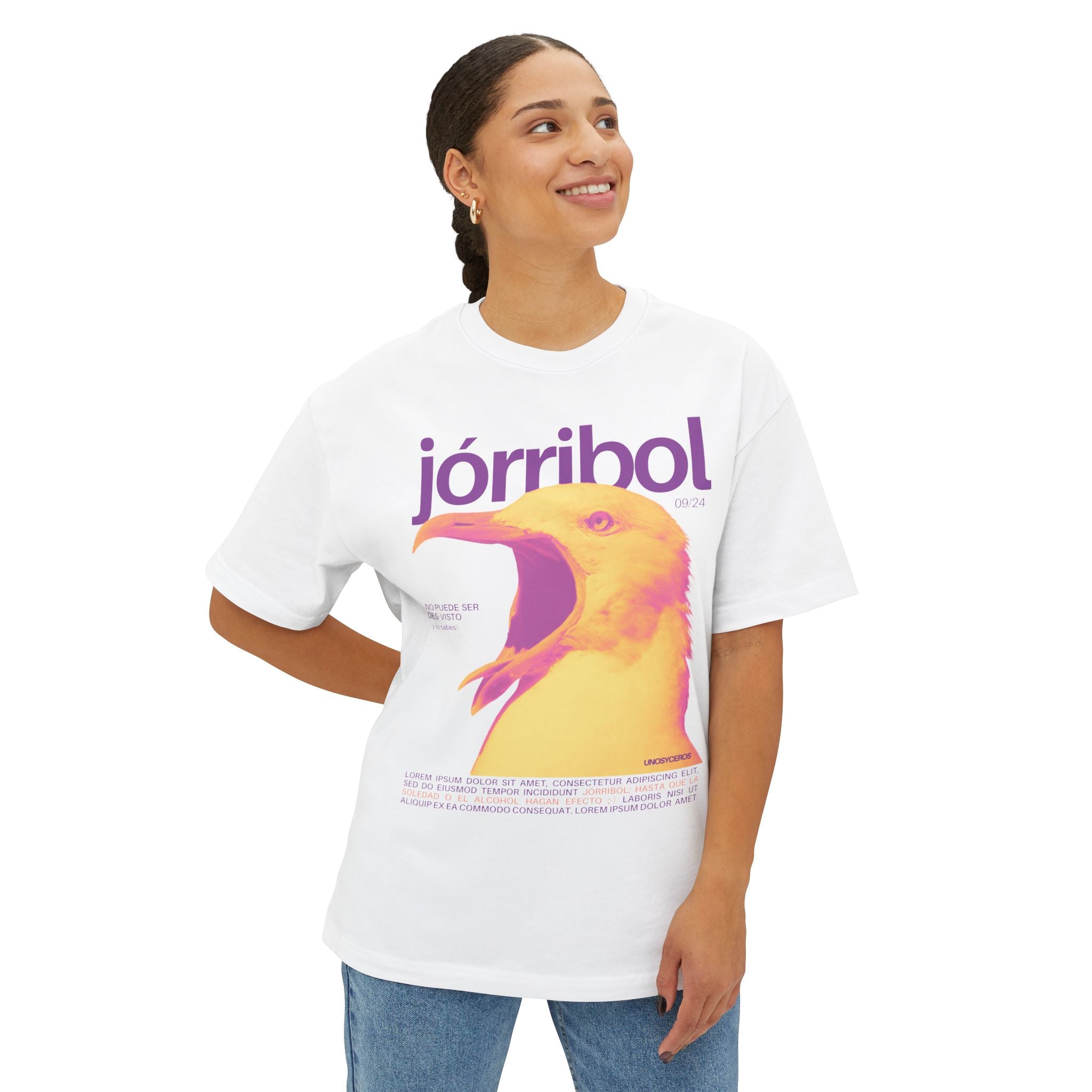 Jórribol 1 - Unisex Oversized Boxy Tee