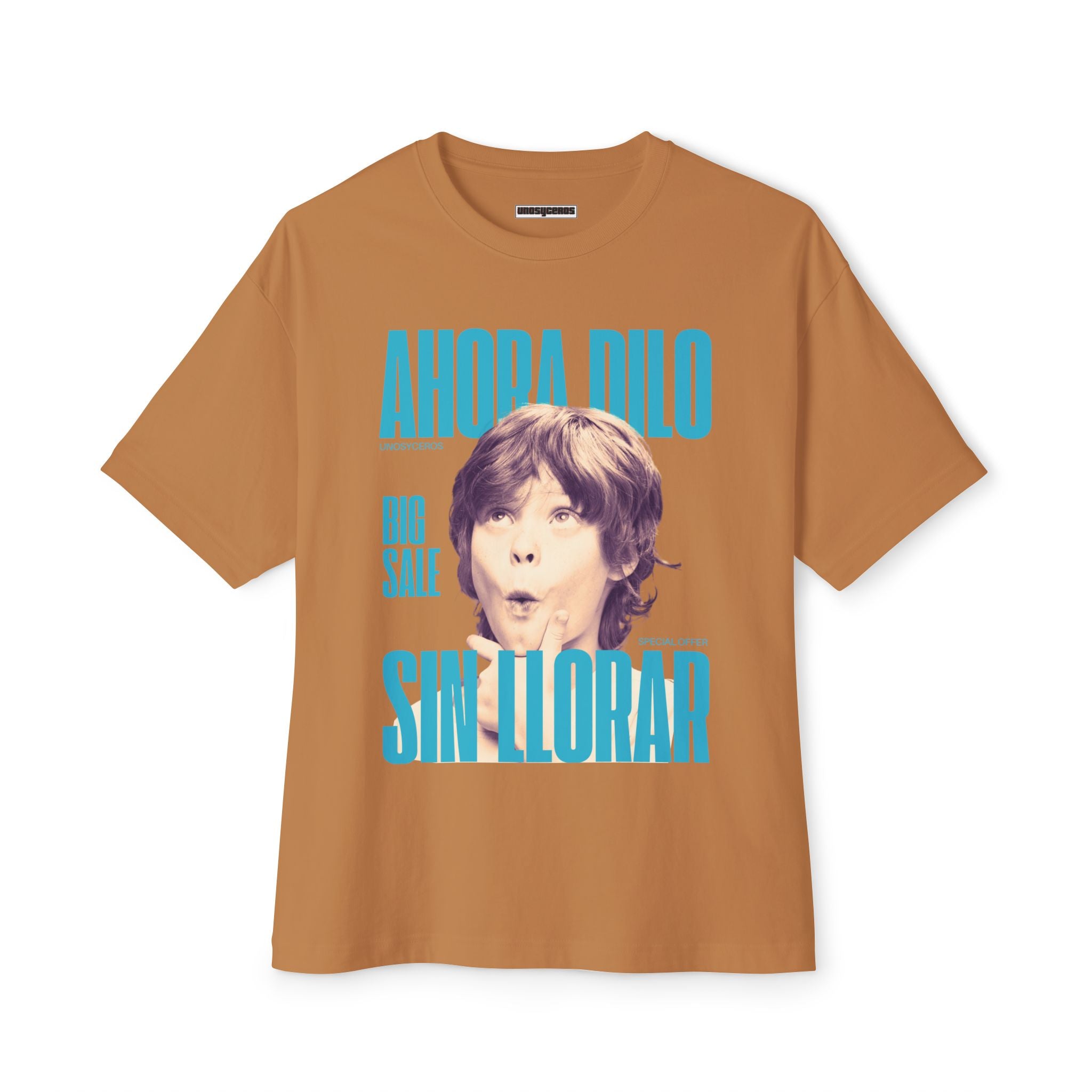 Ahora dilo sin llorar NIÑITO - Unisex Oversized Boxy Tee