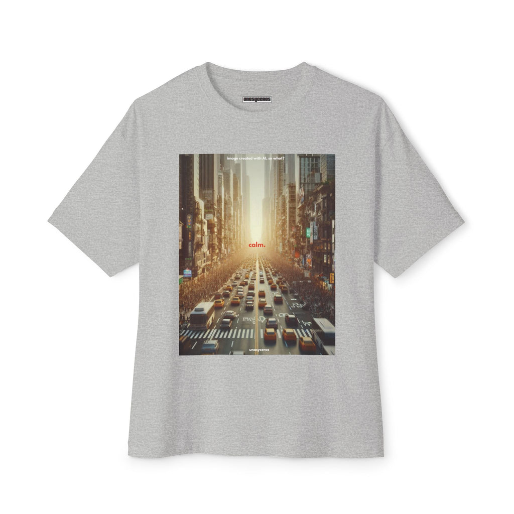 Calm. - Unisex Oversized Boxy Tee