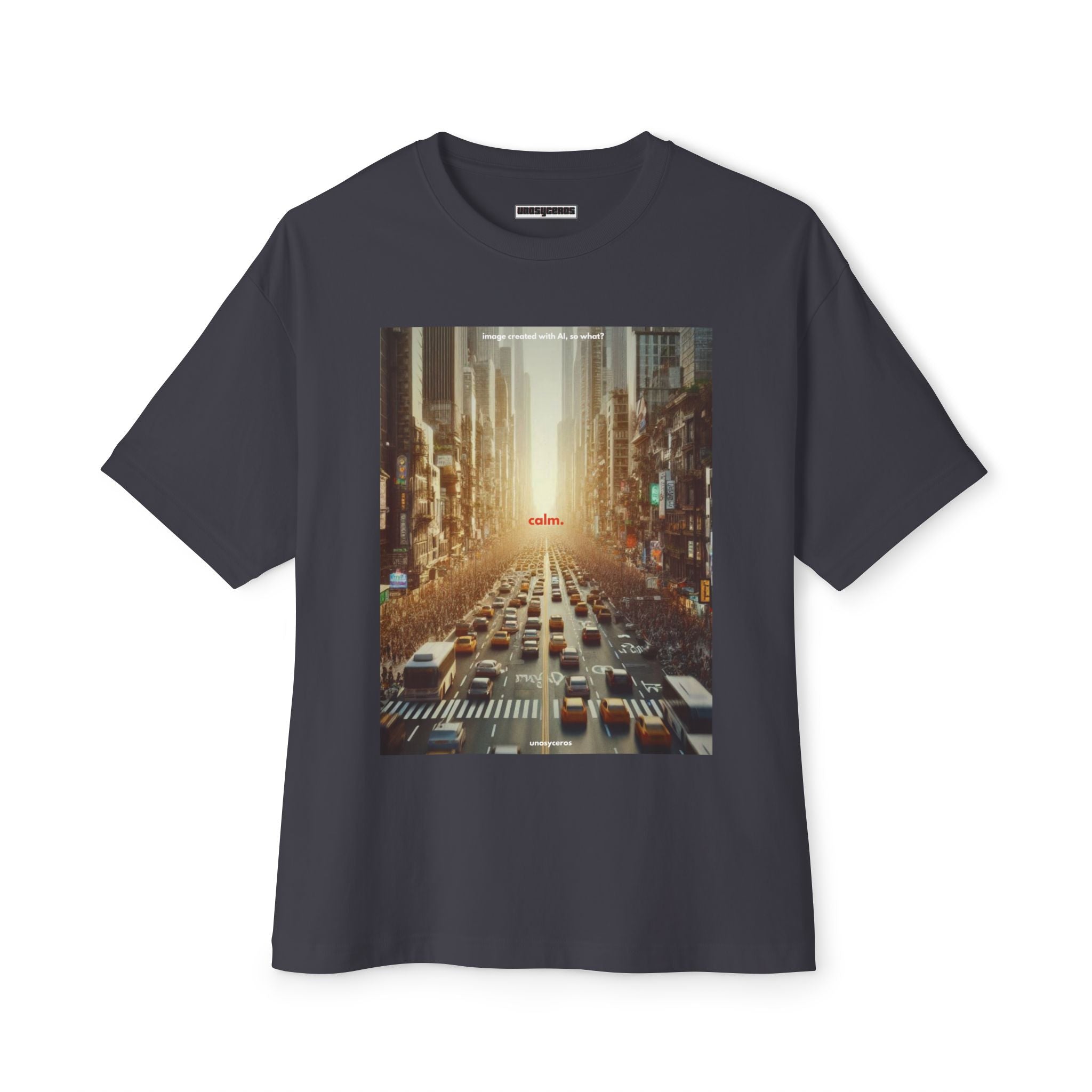 Calm. - Unisex Oversized Boxy Tee