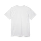 Graphic Cut & Sew Tee — LEVERAGE Bold Center Stripe Text T‑Shirt