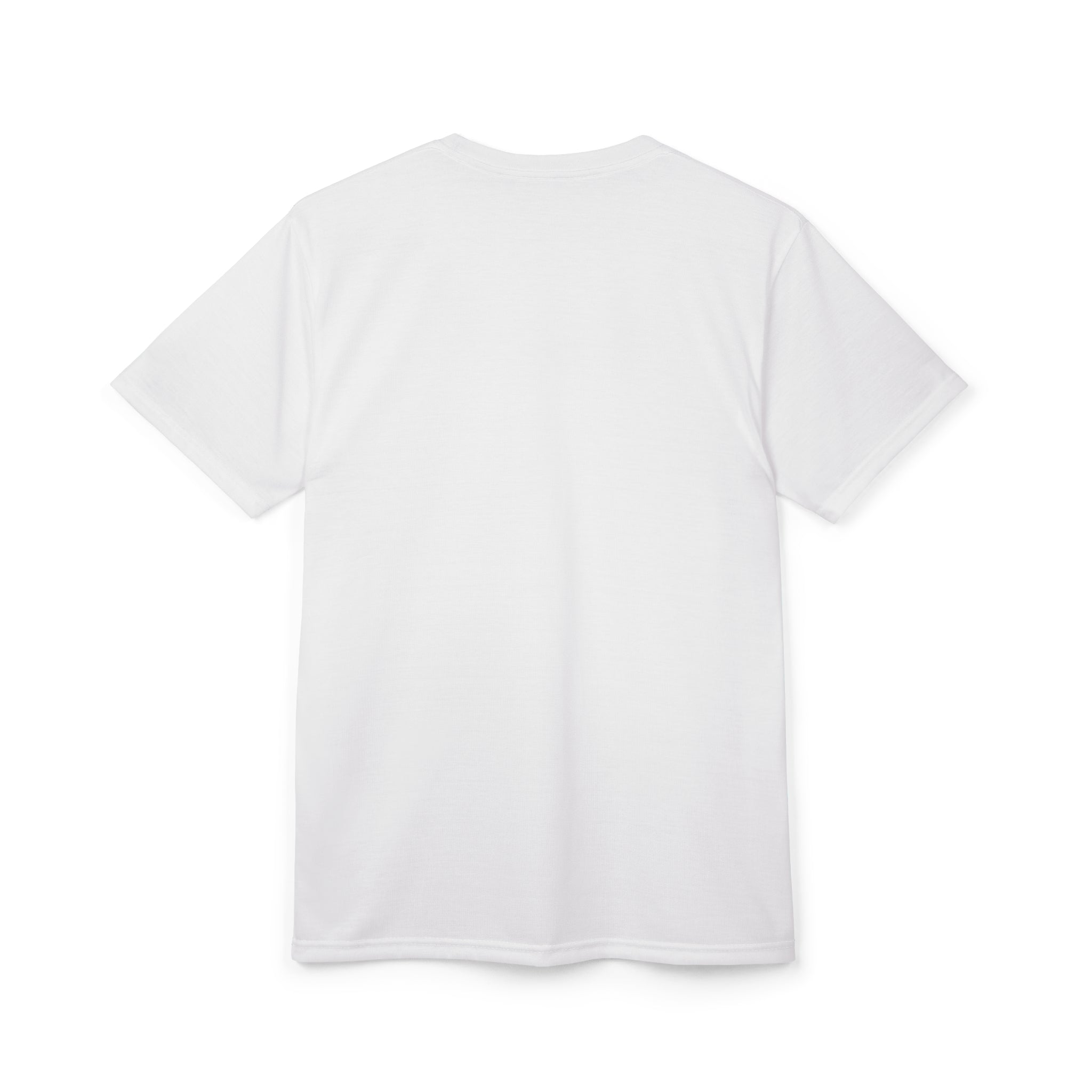 Graphic Cut & Sew Tee — LEVERAGE Bold Center Stripe Text T‑Shirt