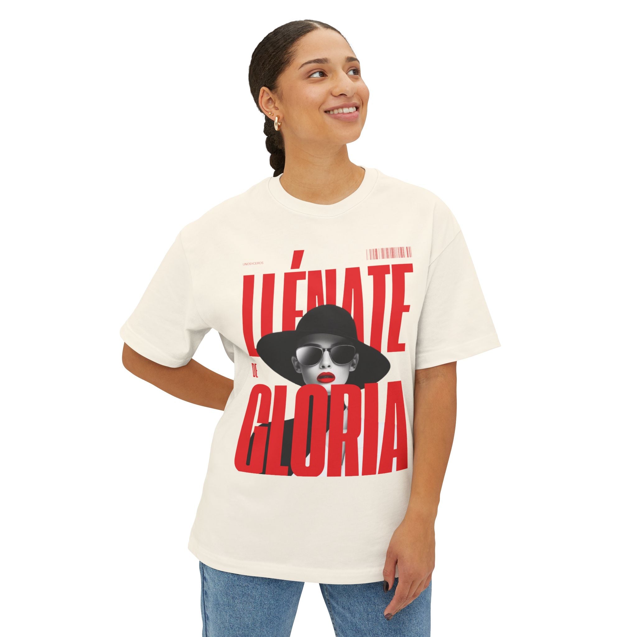 Llénate de Gloria - Unisex Oversized Boxy Tee