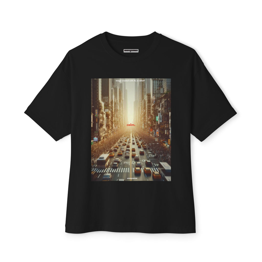 Calm. - Unisex Oversized Boxy Tee