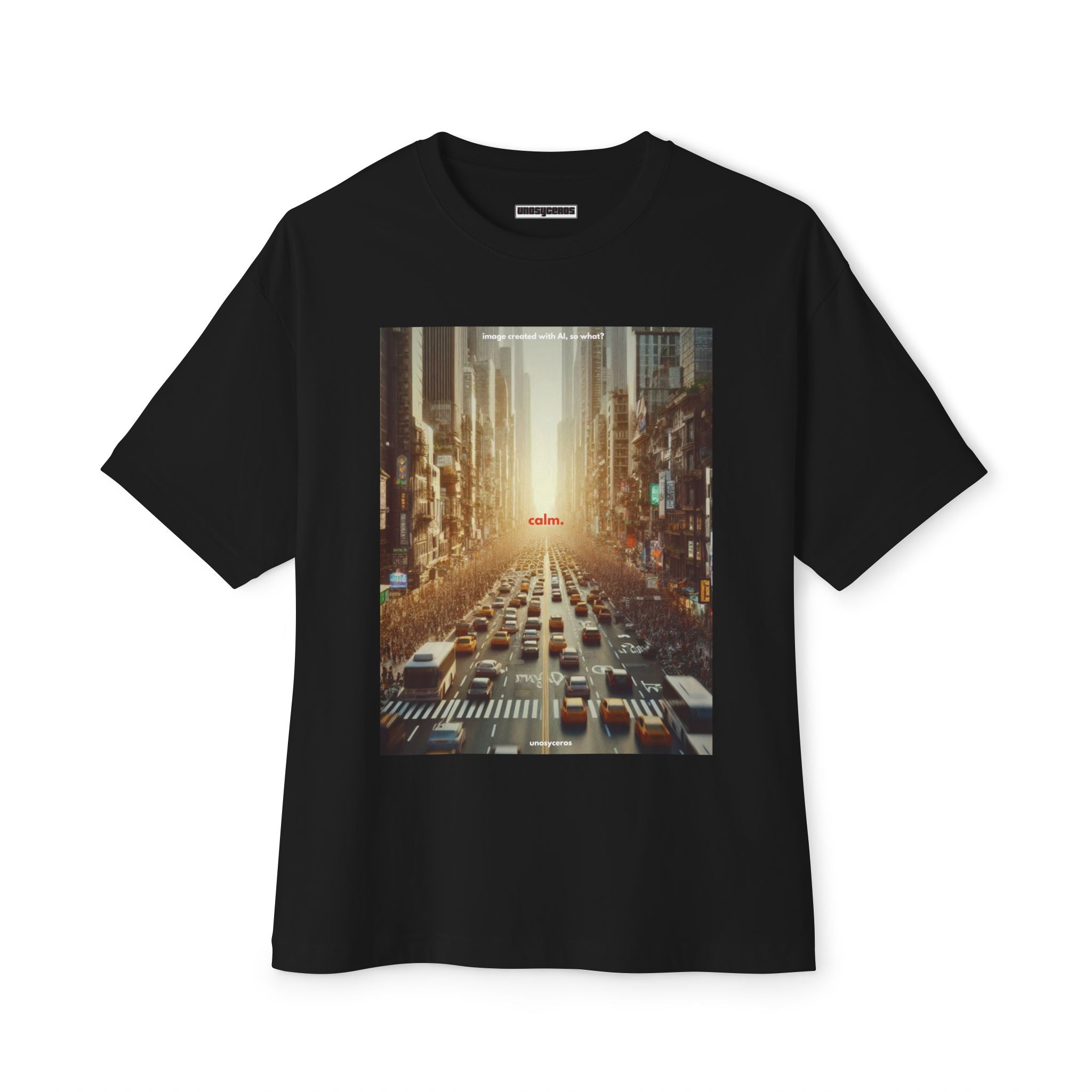 Calm. - Unisex Oversized Boxy Tee