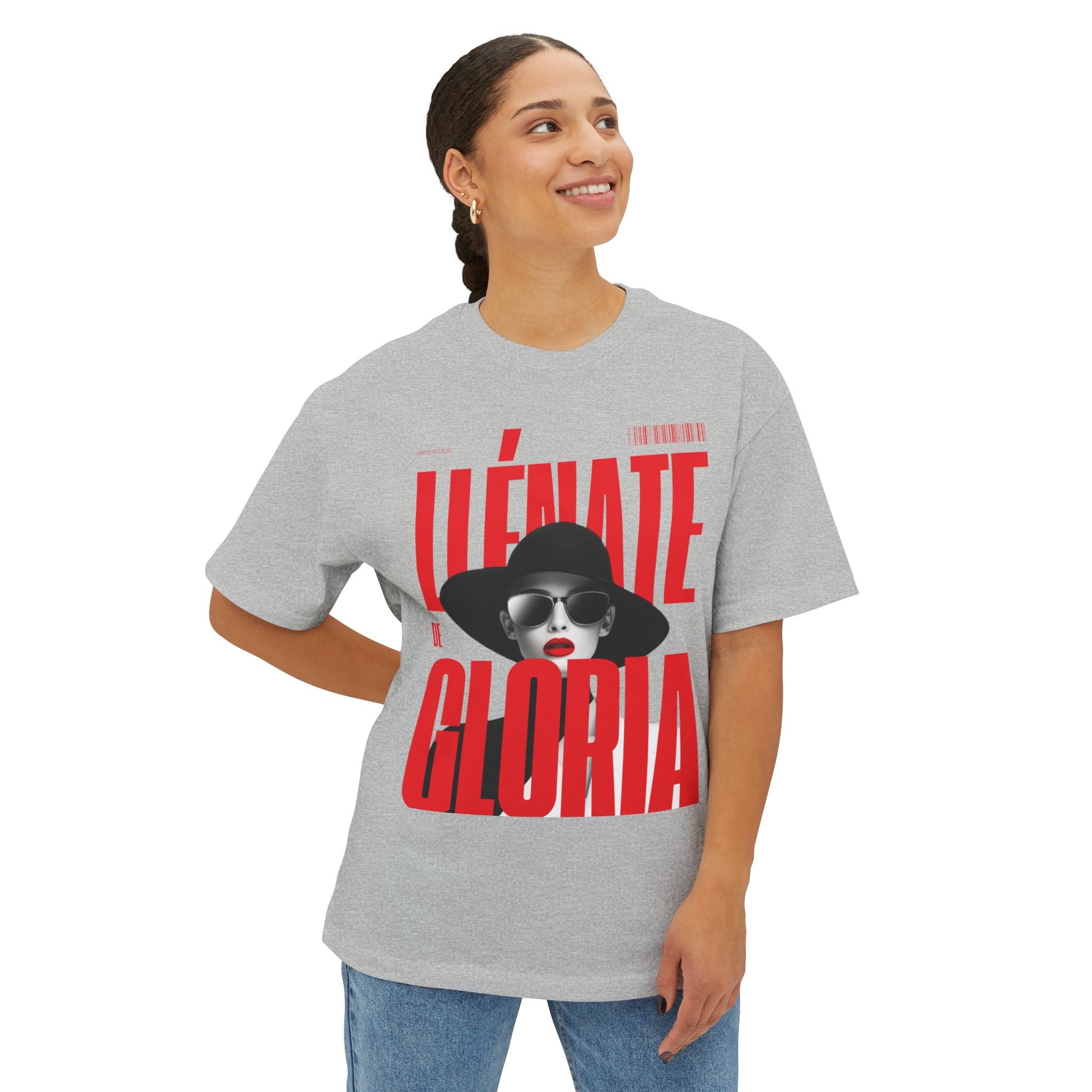 Llénate de Gloria - Unisex Oversized Boxy Tee