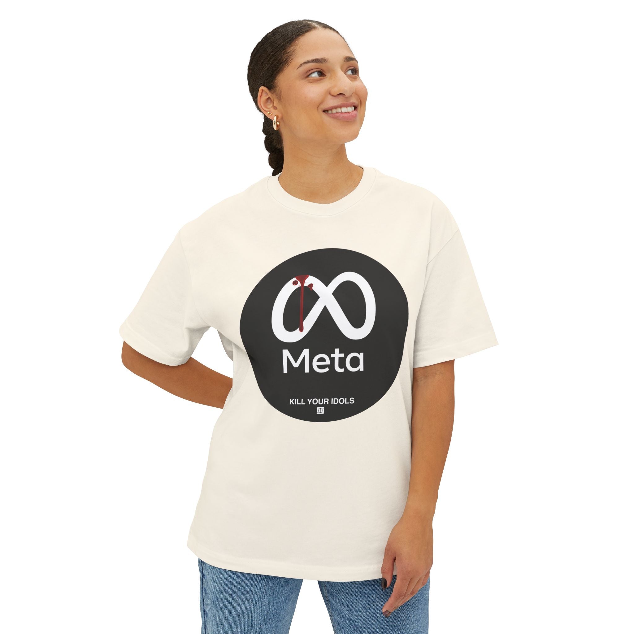 Meta - Unisex Oversized Boxy Tee