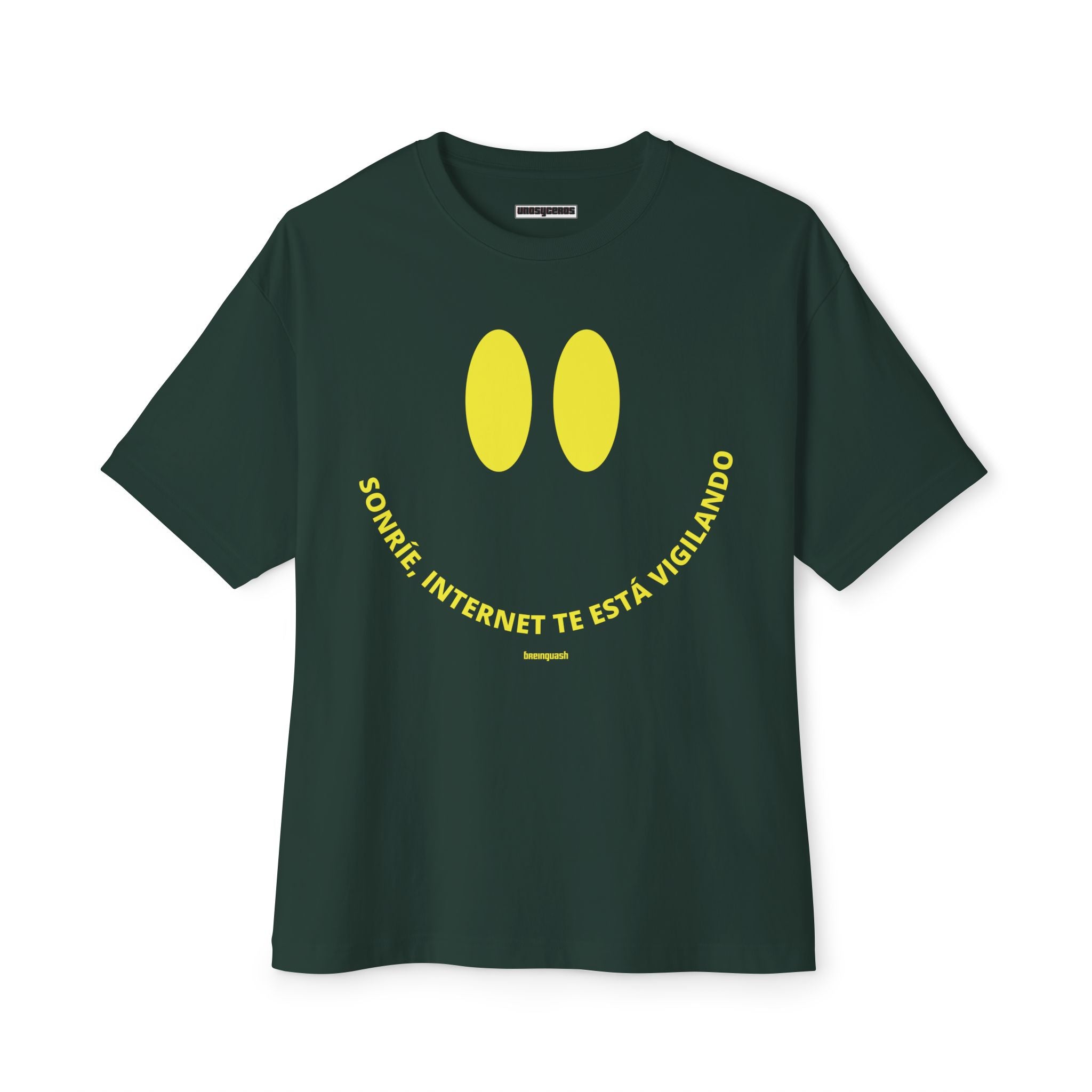 Sonríe, internet te está vigilando 1 - Unisex Oversized Boxy Tee