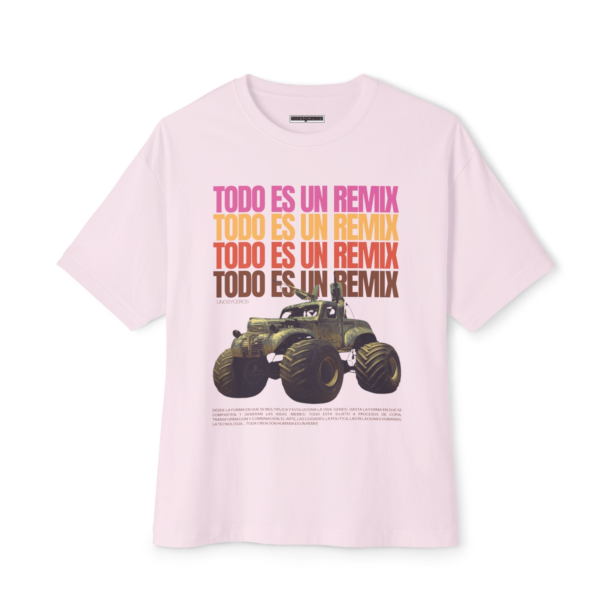 Todo es un Remix 1 - Unisex Oversized Boxy Tee