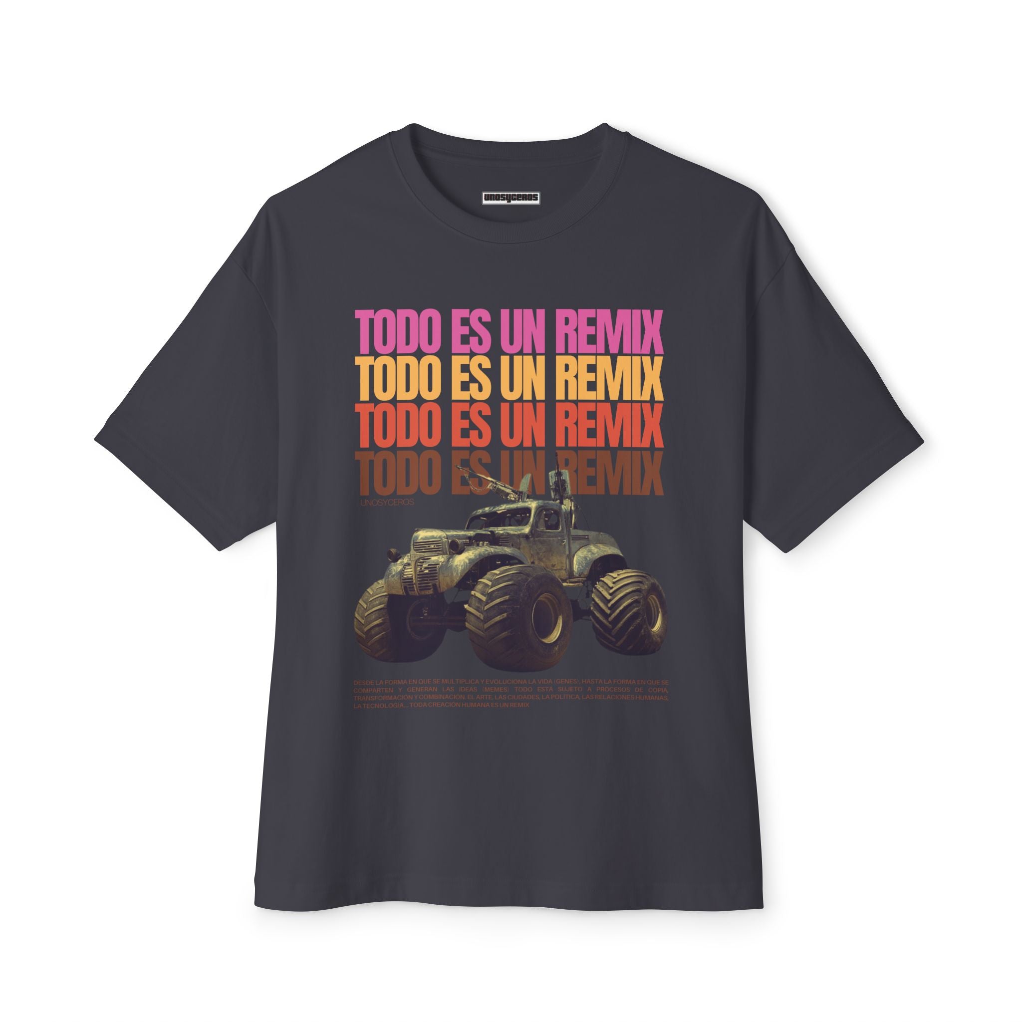 Todo es un Remix 1 - Unisex Oversized Boxy Tee