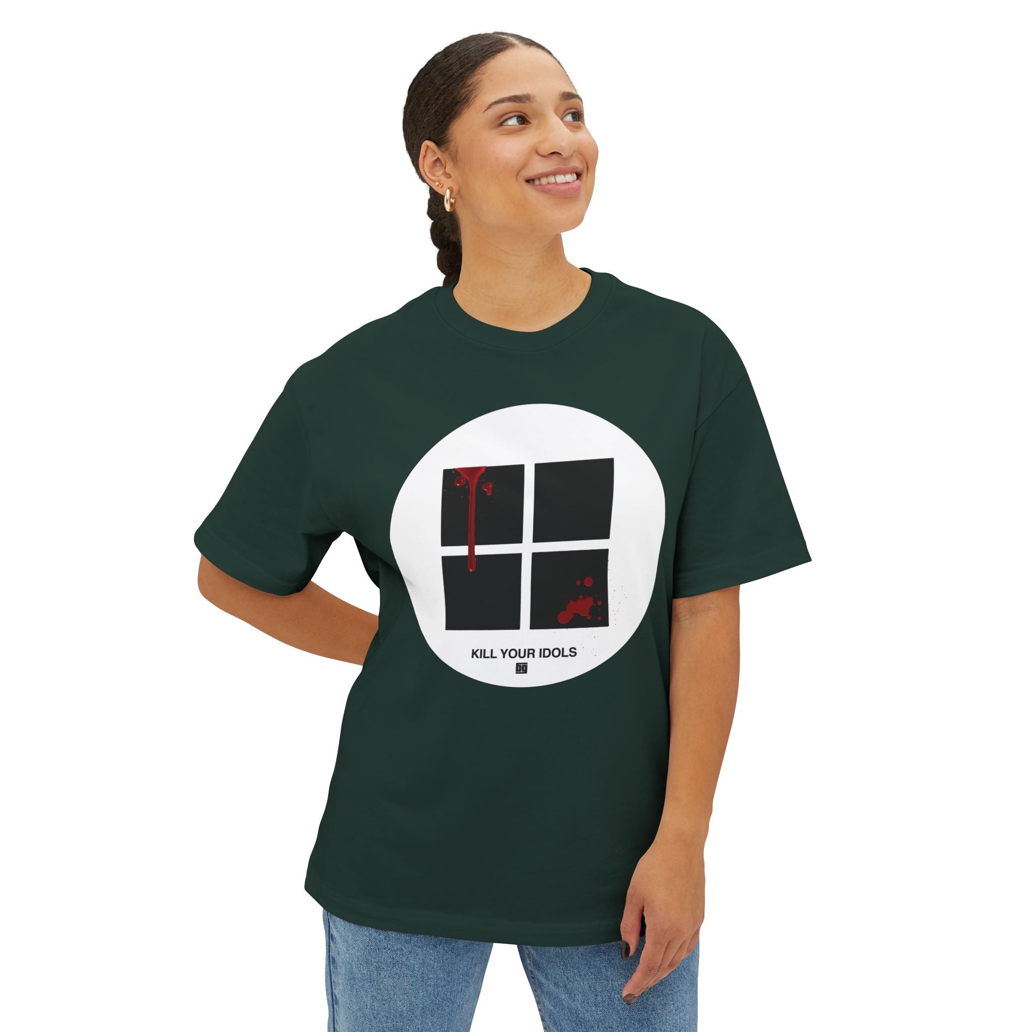 Windows 2 - Unisex Oversized Boxy Tee