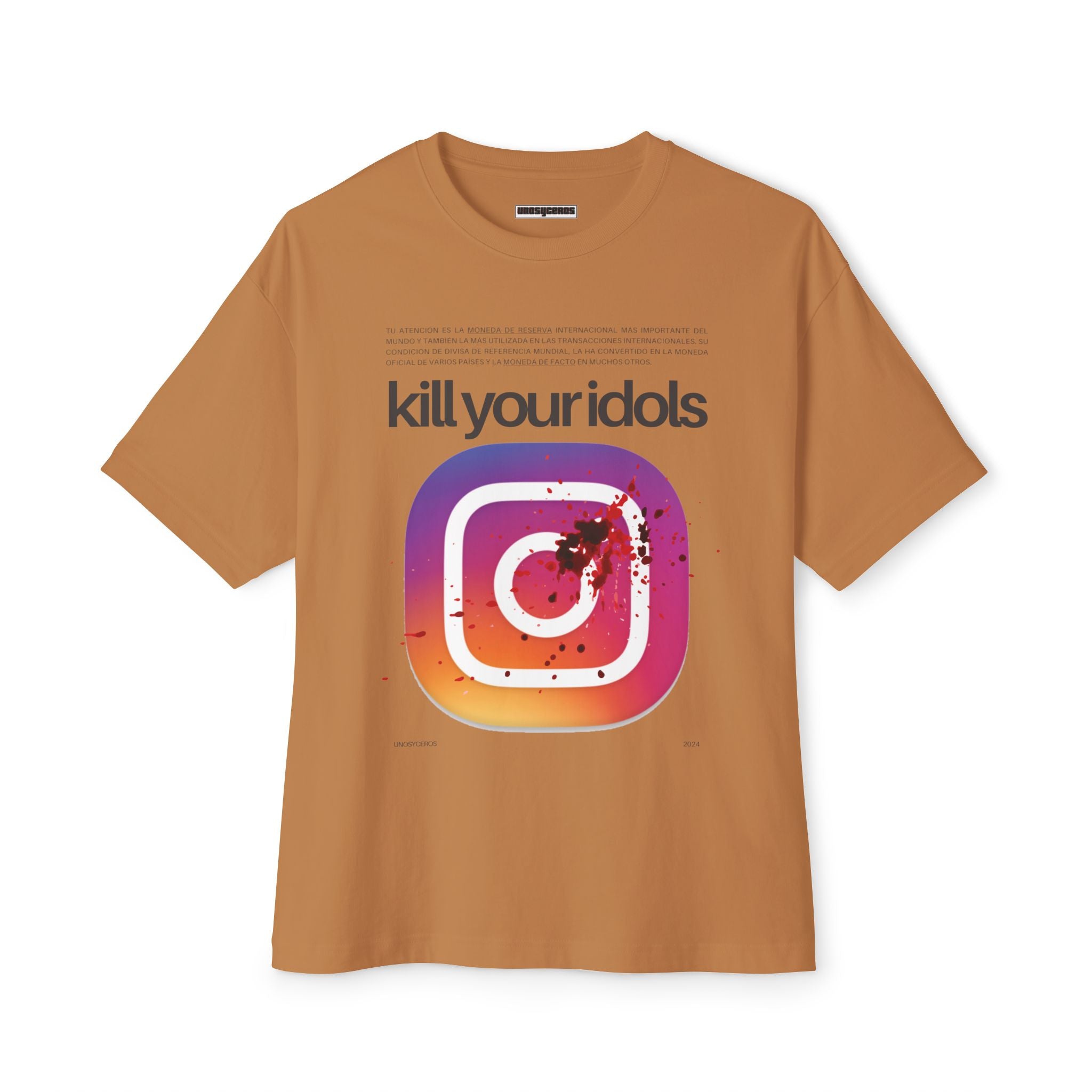 Kill your Idols - Unisex Oversized Boxy Tee