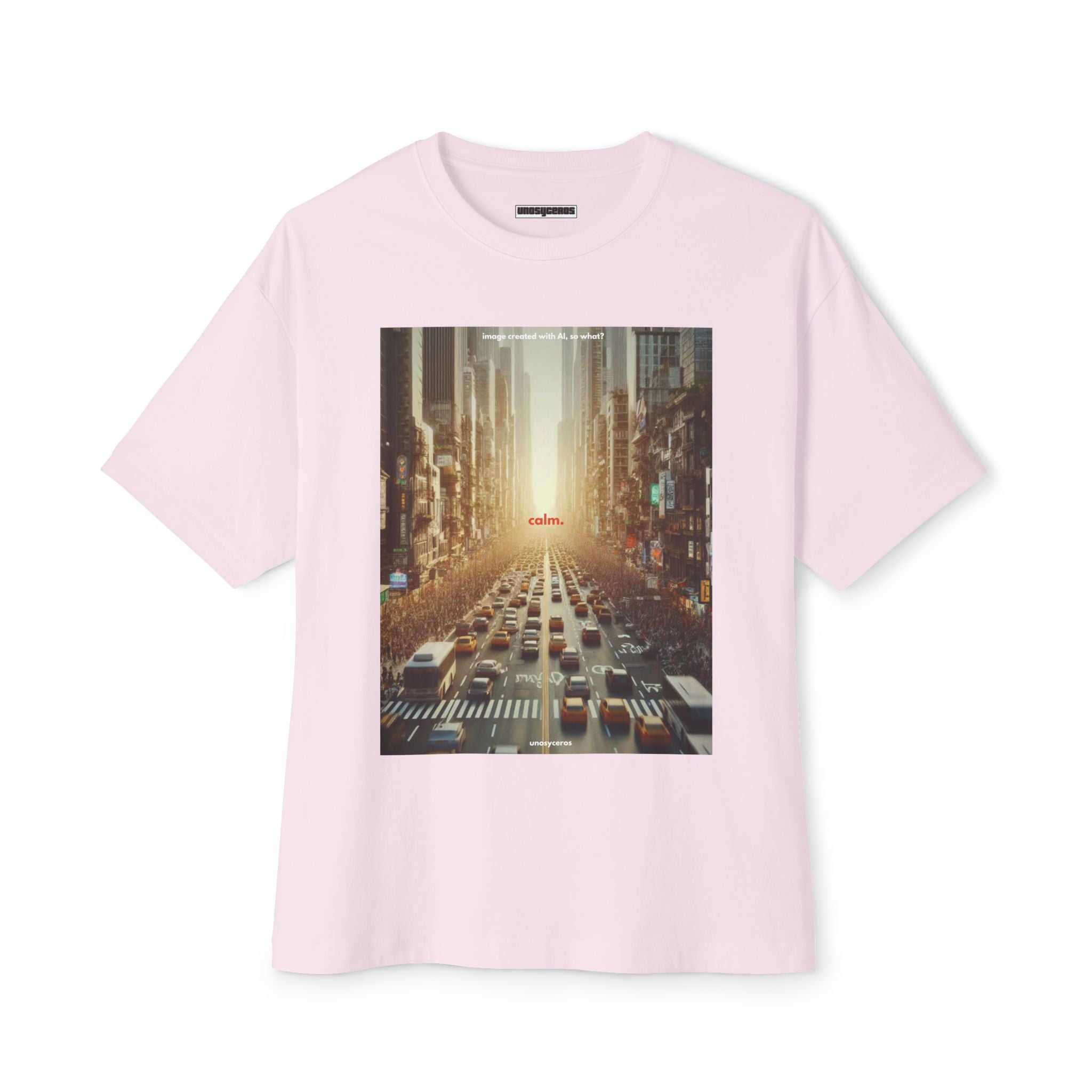 Calm. - Unisex Oversized Boxy Tee