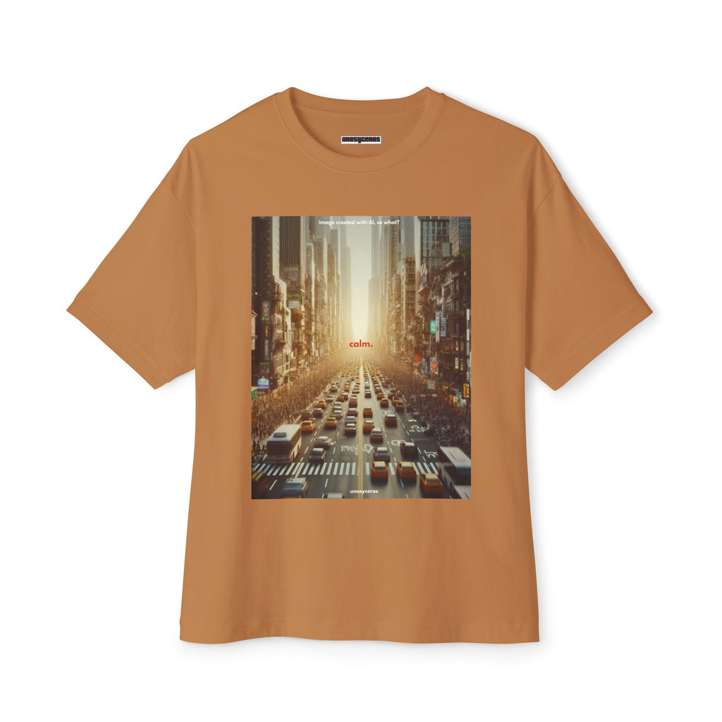 Calm. - Unisex Oversized Boxy Tee