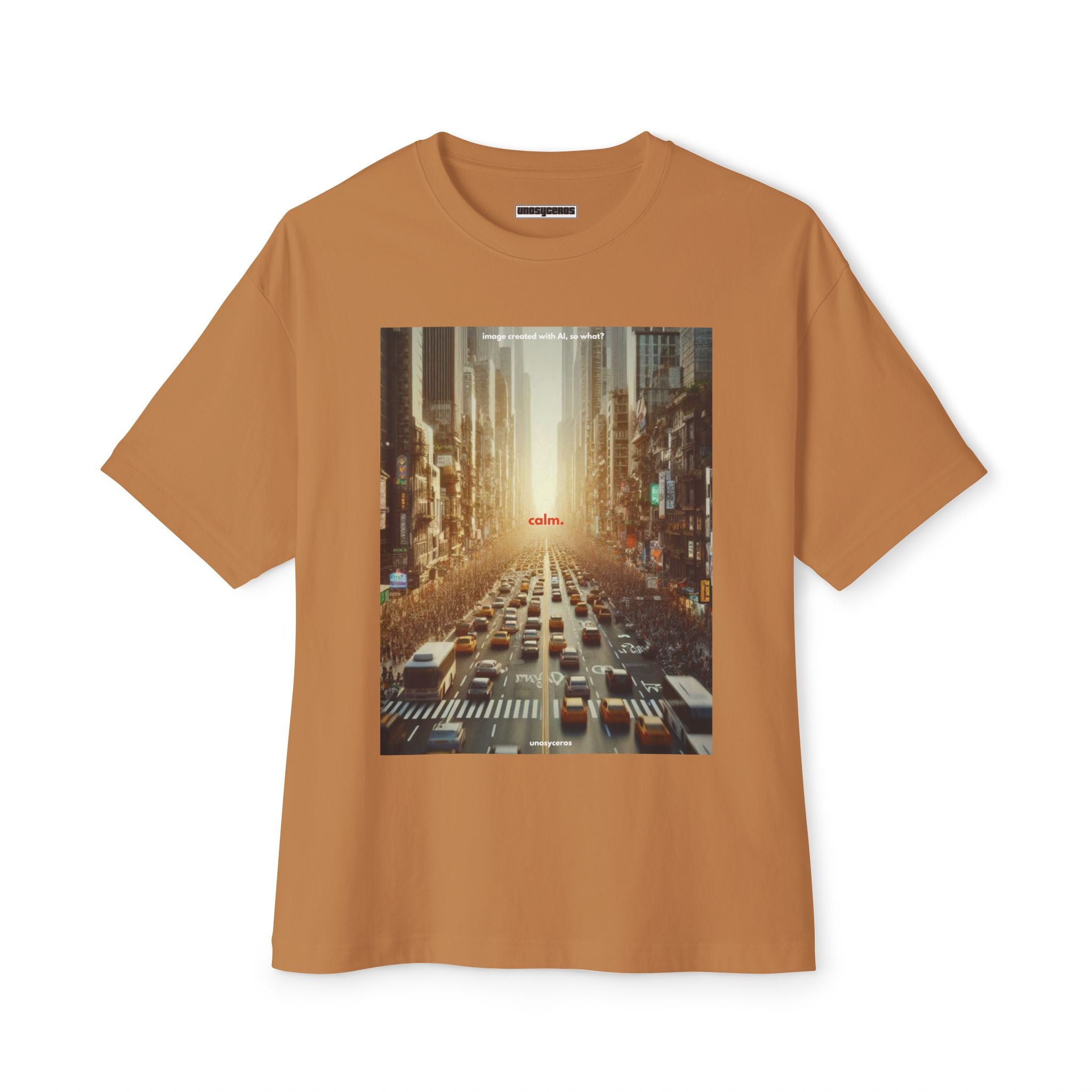 Calm. - Unisex Oversized Boxy Tee