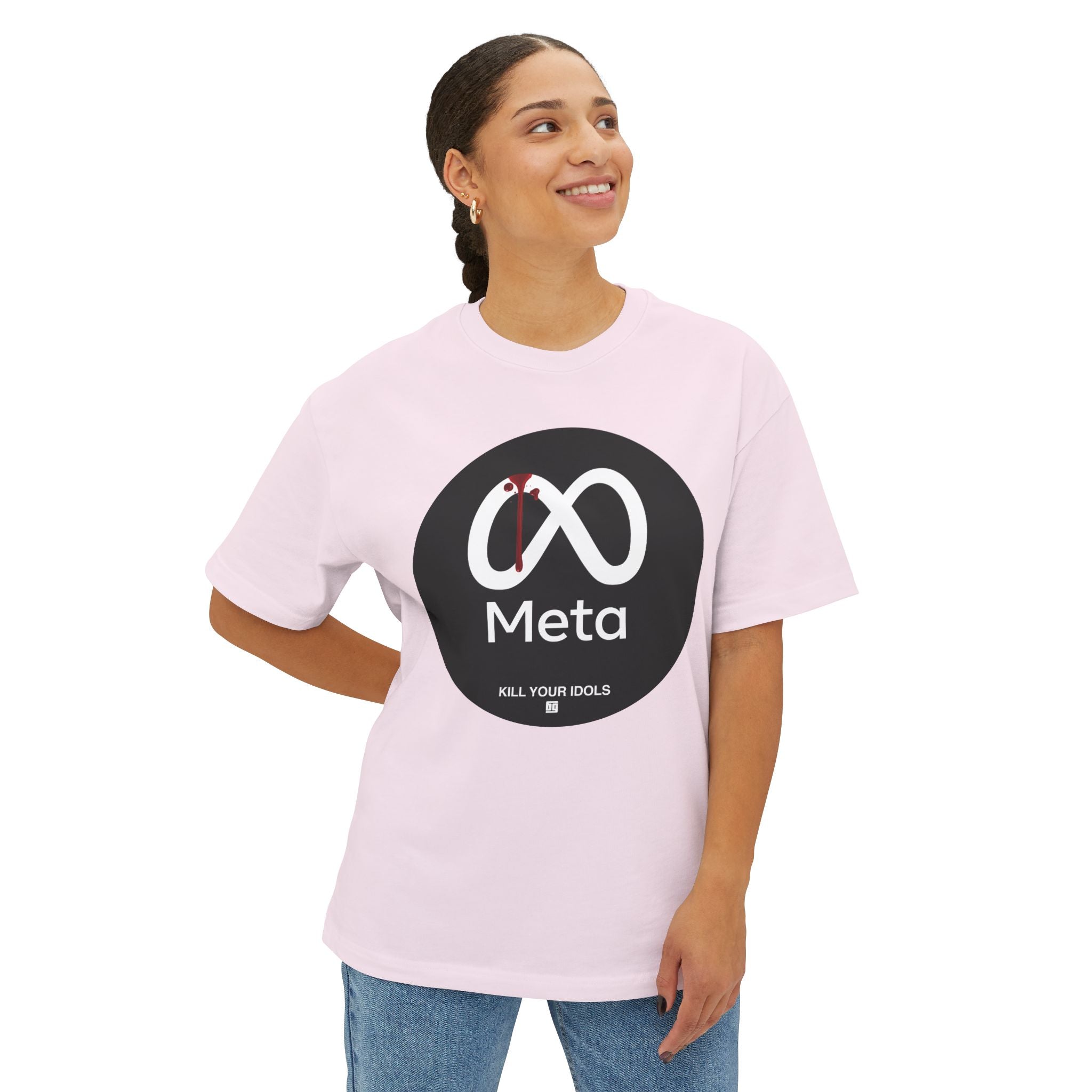 Meta - Unisex Oversized Boxy Tee