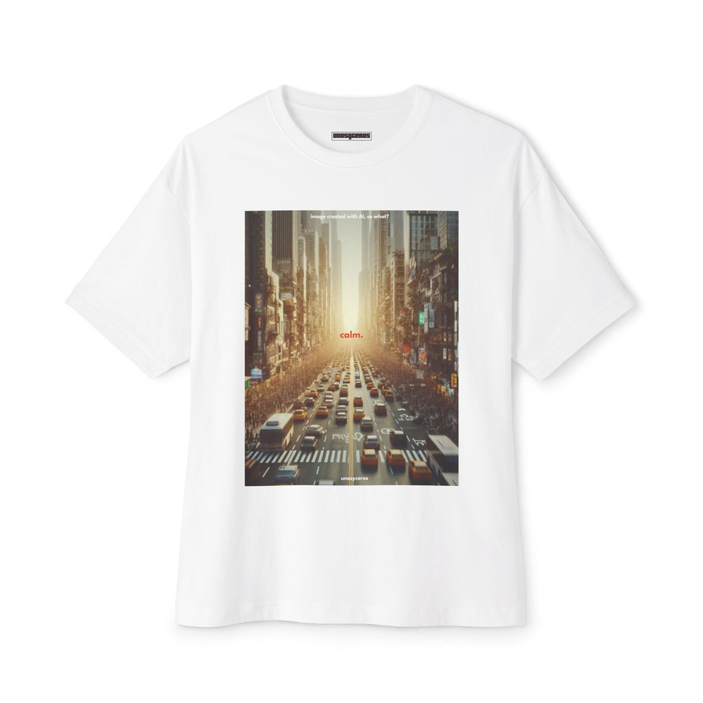 Calm. - Unisex Oversized Boxy Tee