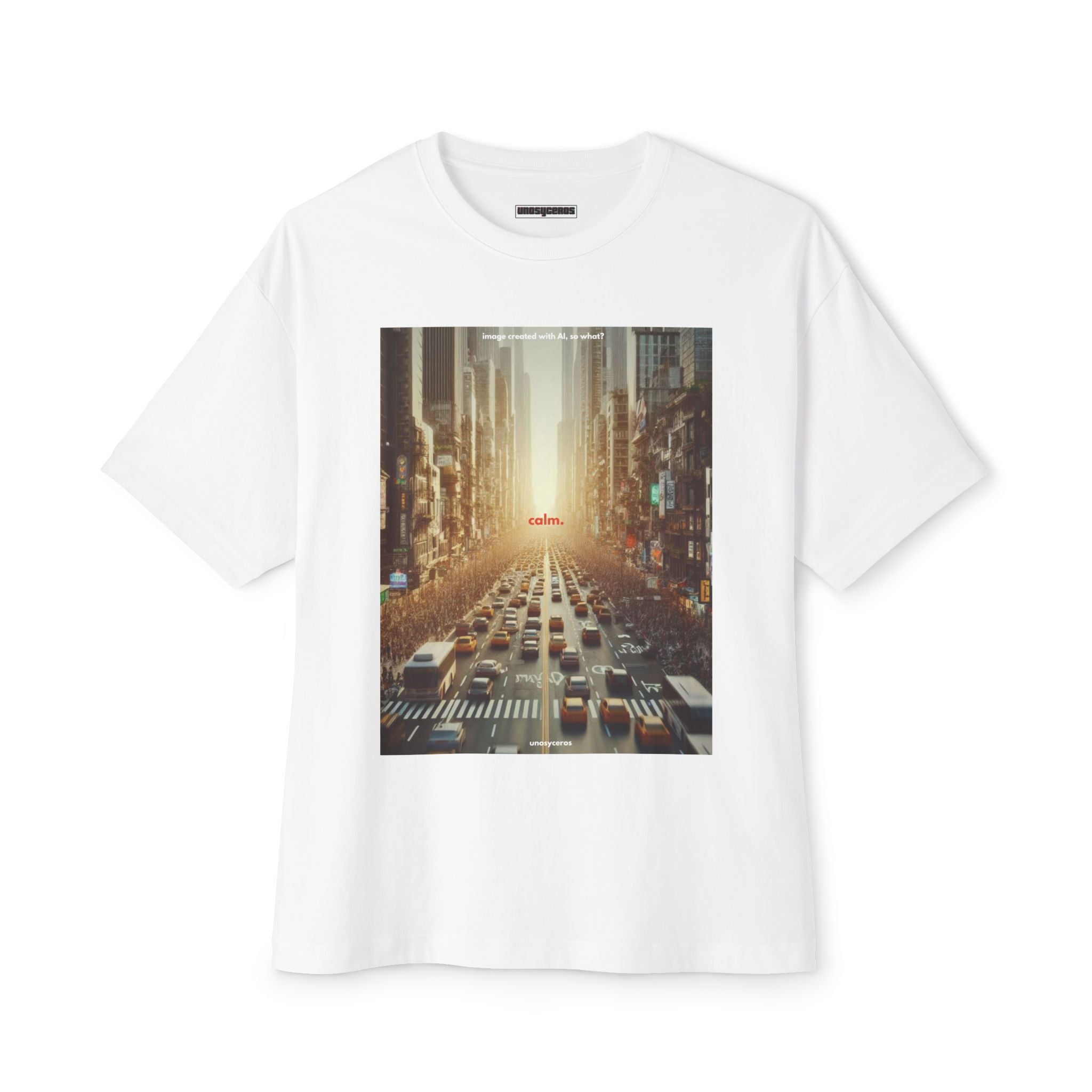 Calm. - Unisex Oversized Boxy Tee