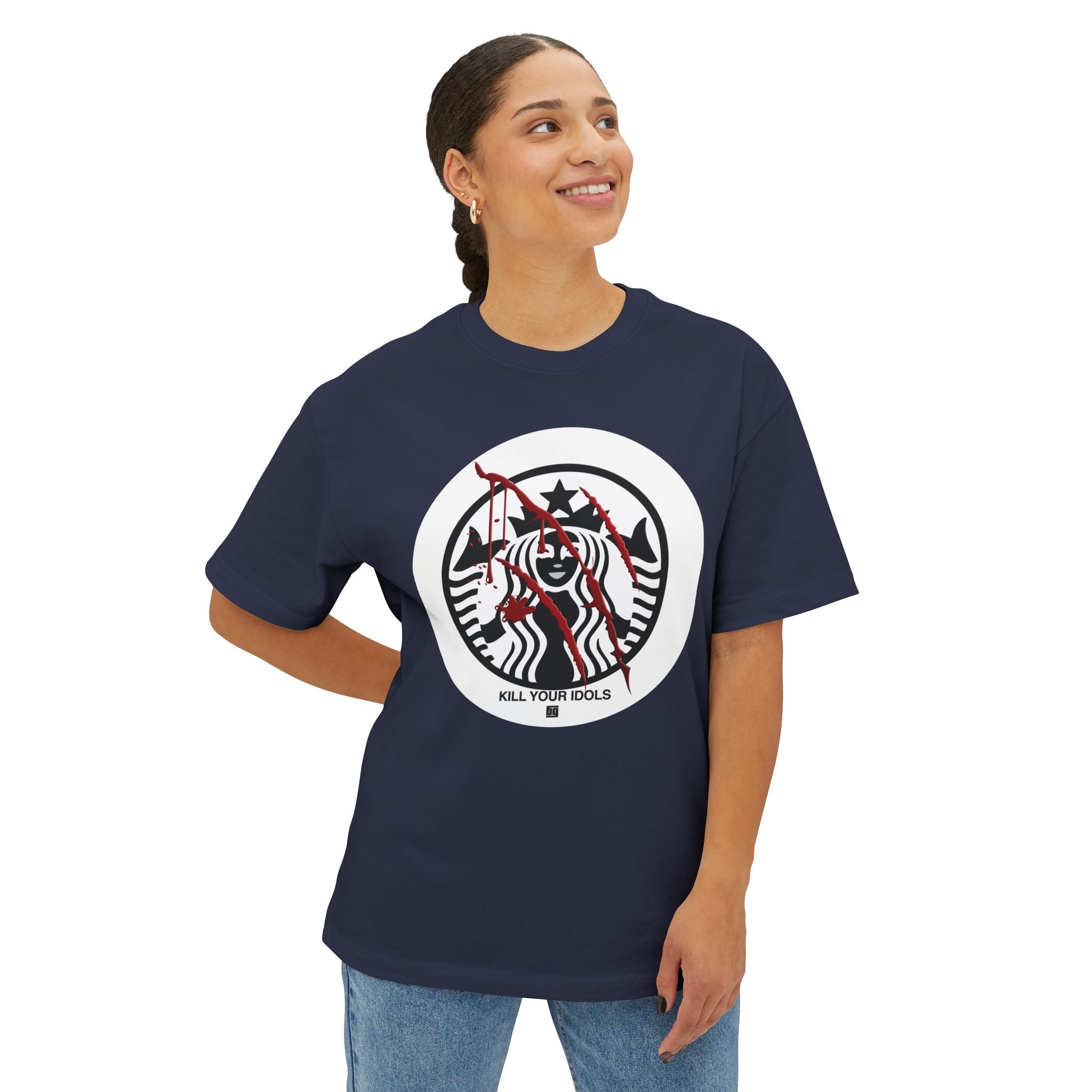 Starbucks 2 - Unisex Oversized Boxy Tee