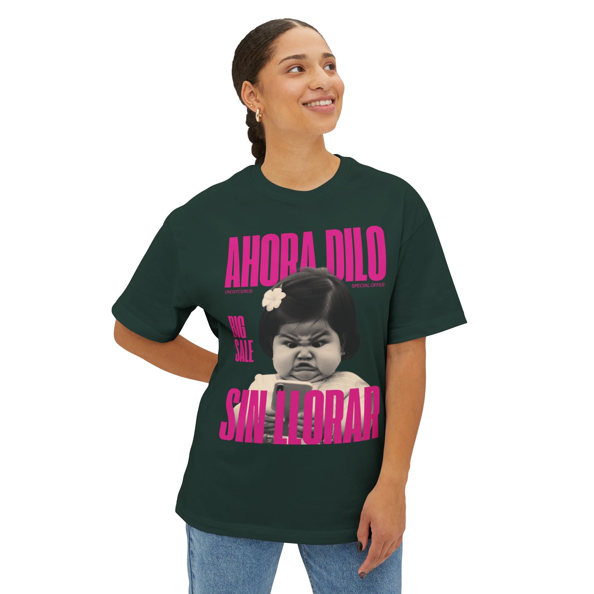 Ahora dilo sin llorar NIÑITA - Unisex Oversized Boxy Tee