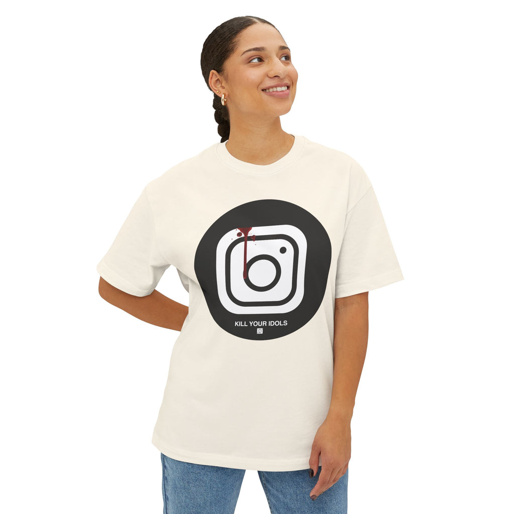 Instagram - Unisex Oversized Boxy Tee