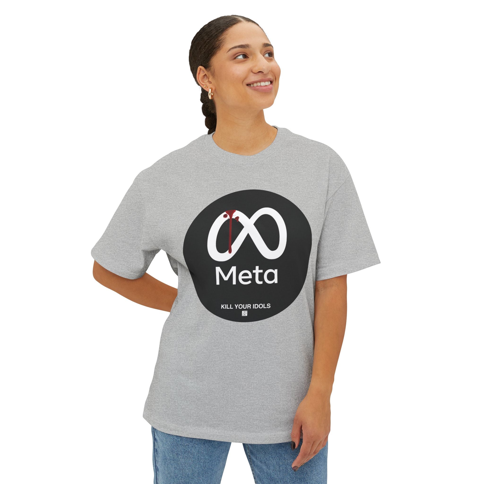 Meta - Unisex Oversized Boxy Tee