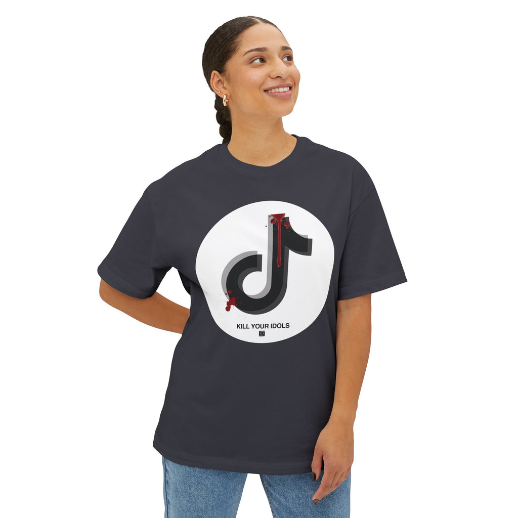 TikTok 2 - Unisex Oversized Boxy Tee