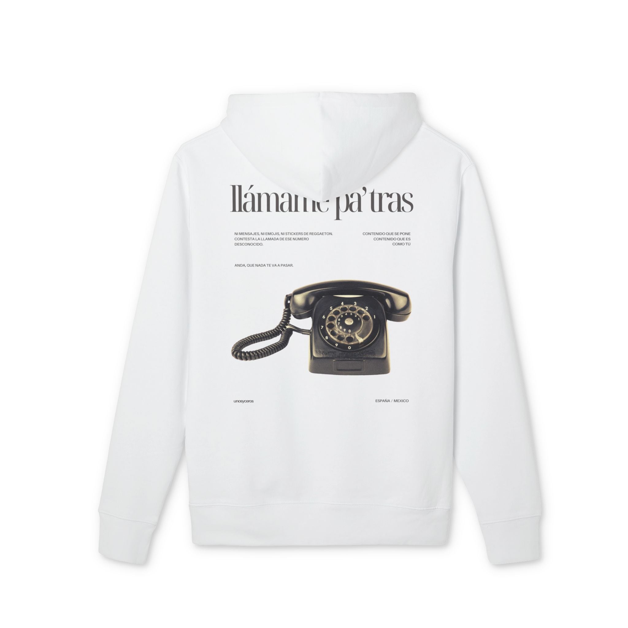 Llámame pa' tras - Unisex Cruiser 2.0 Hoodie