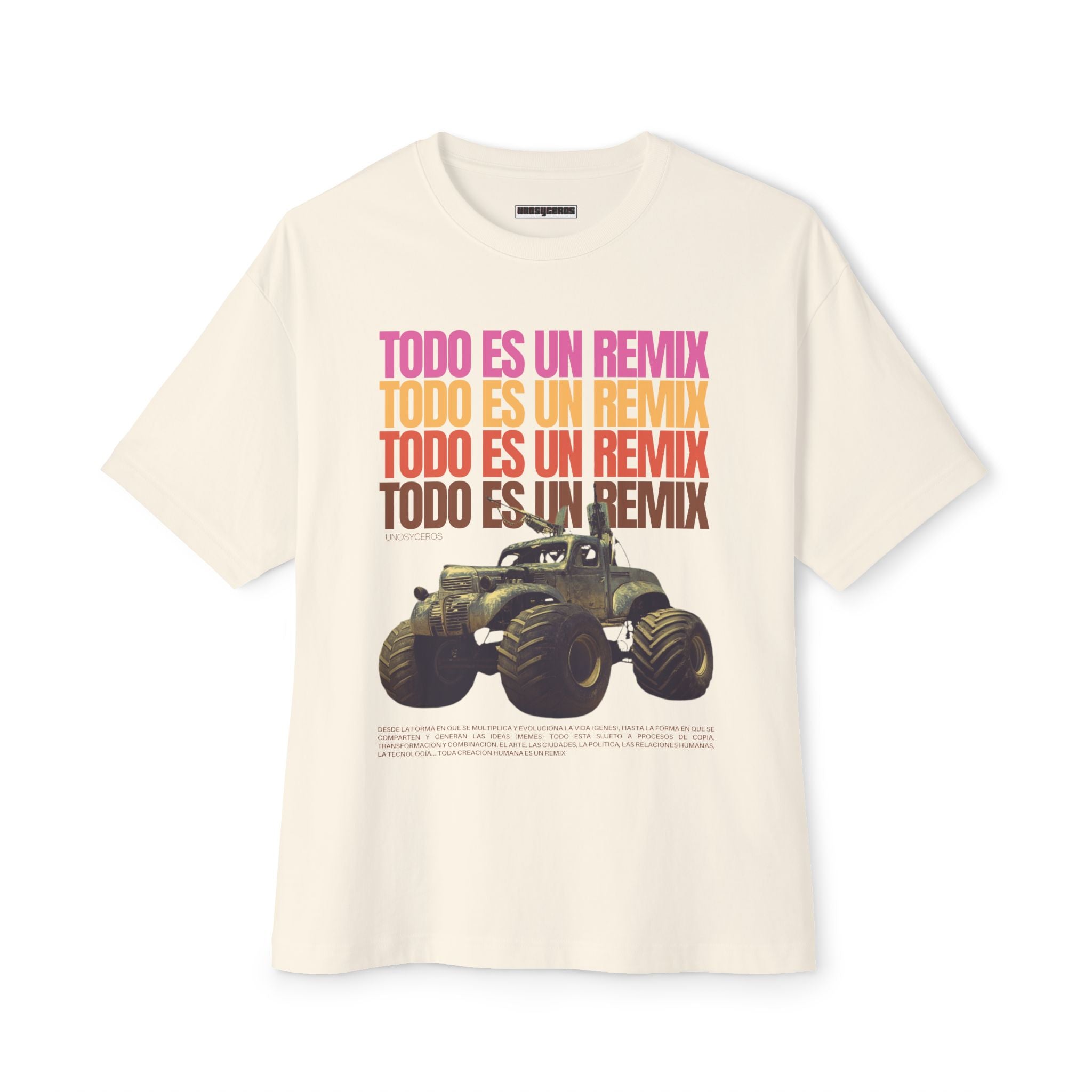 Todo es un Remix 1 - Unisex Oversized Boxy Tee