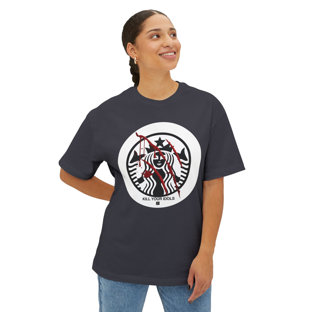 Starbucks 2 - Unisex Oversized Boxy Tee