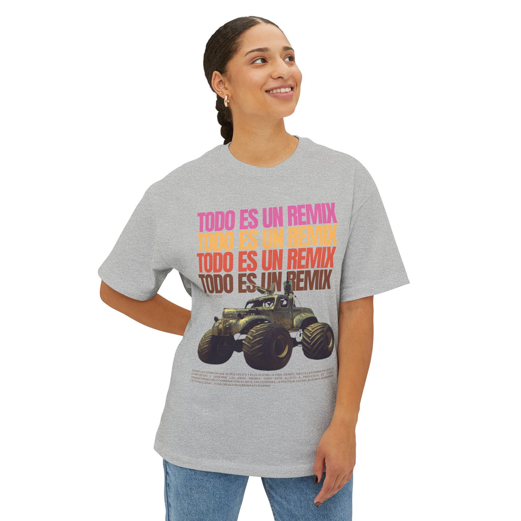 Todo es un Remix 1 - Unisex Oversized Boxy Tee