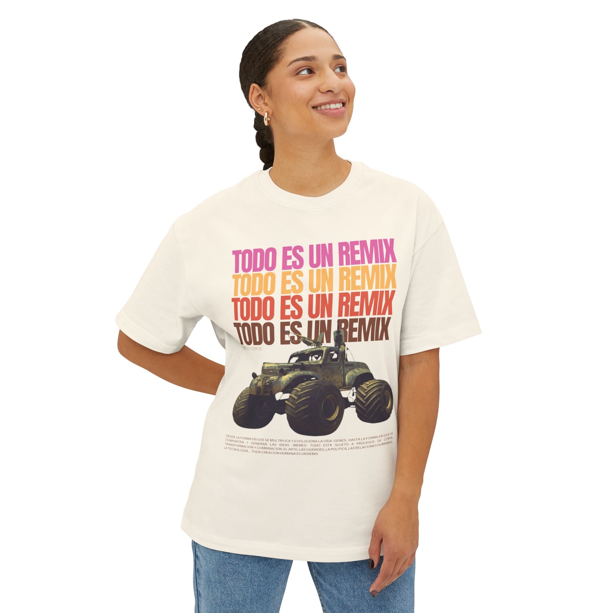 Todo es un Remix 1 - Unisex Oversized Boxy Tee