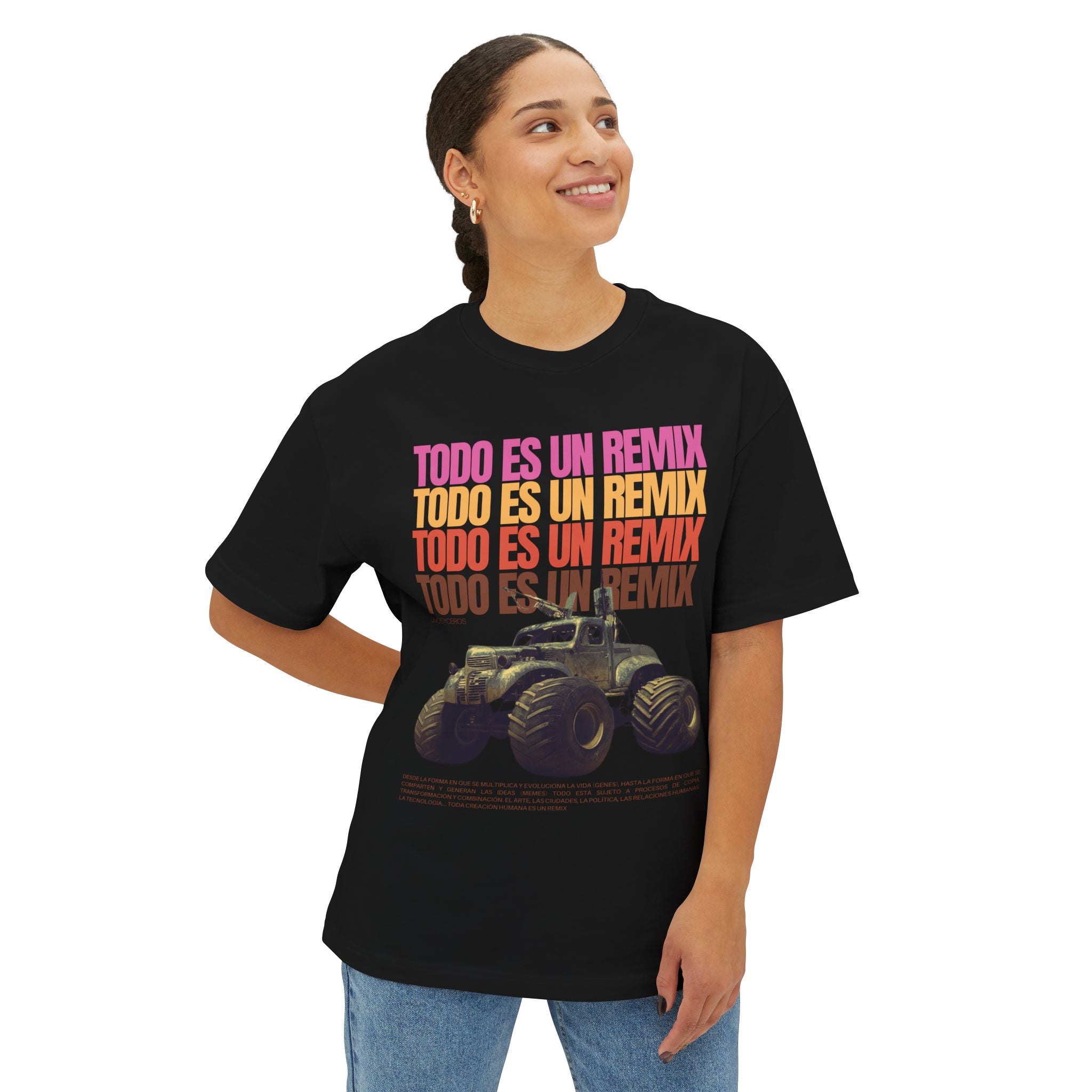 Todo es un Remix 1 - Unisex Oversized Boxy Tee